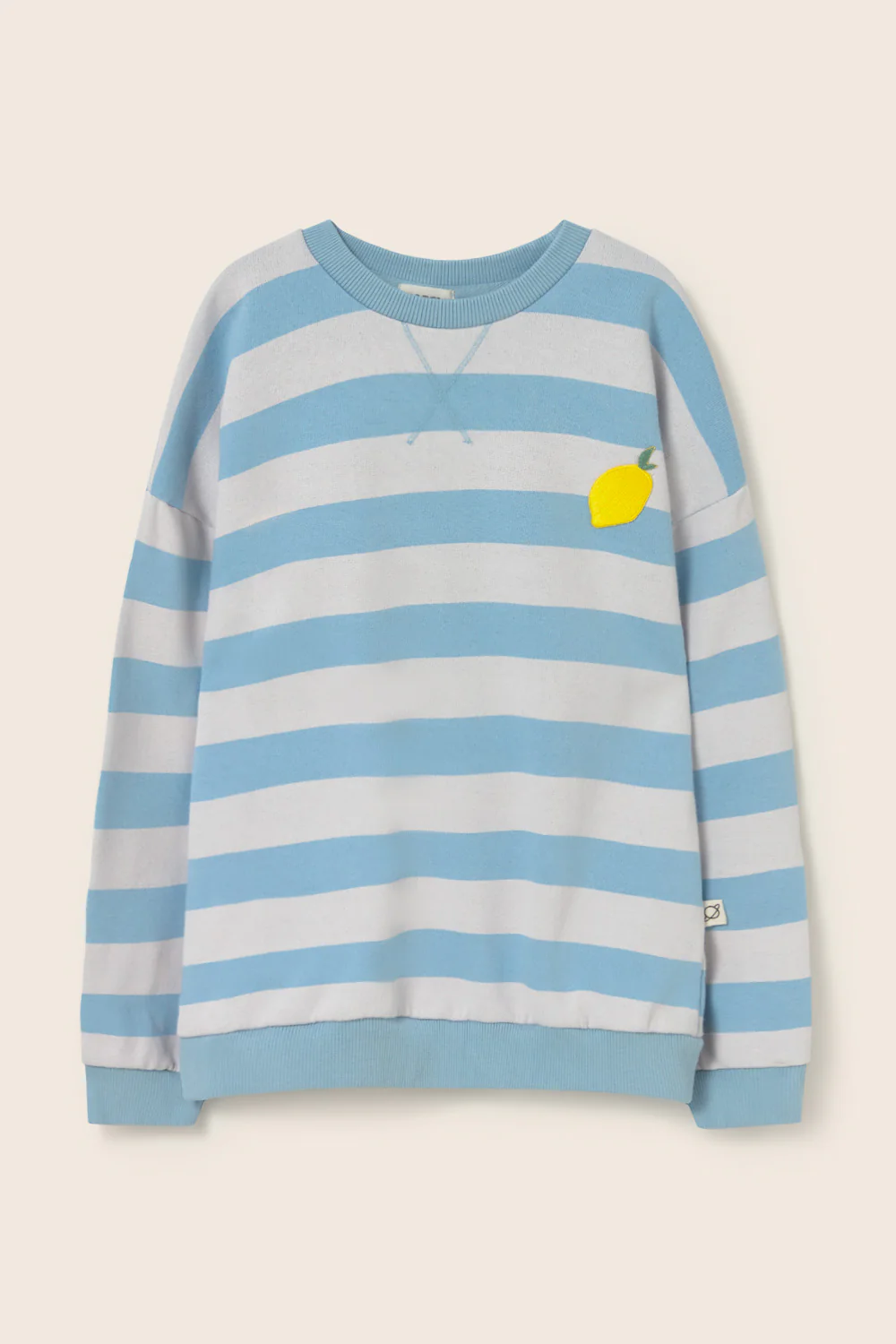 Striped Cotton Fleece Sweatshirt - Image 4