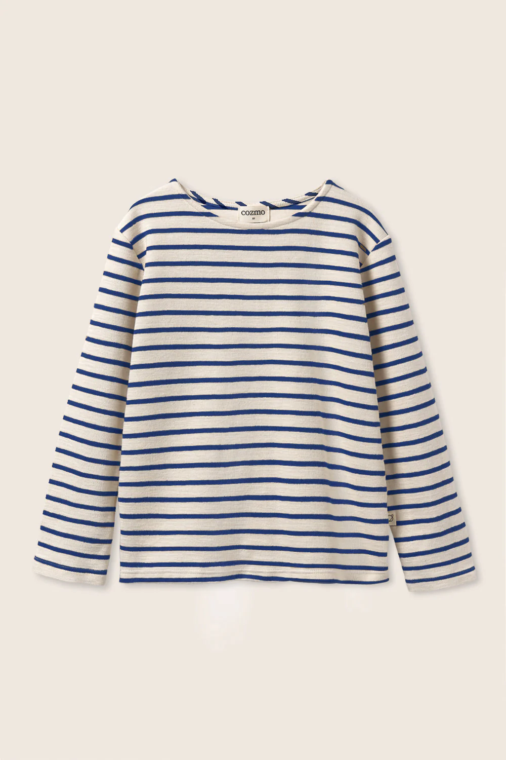 Double-Faced Striped Cotton Long Sleeves T-Shirt - Image 3