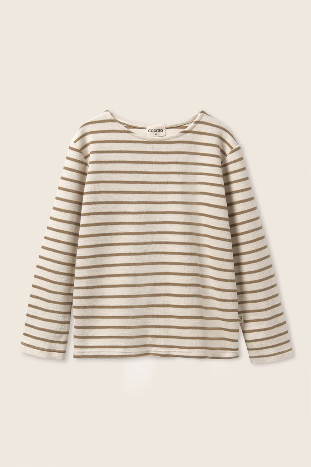 Double-Faced Striped Cotton Long Sleeves T-Shirt - Image 4