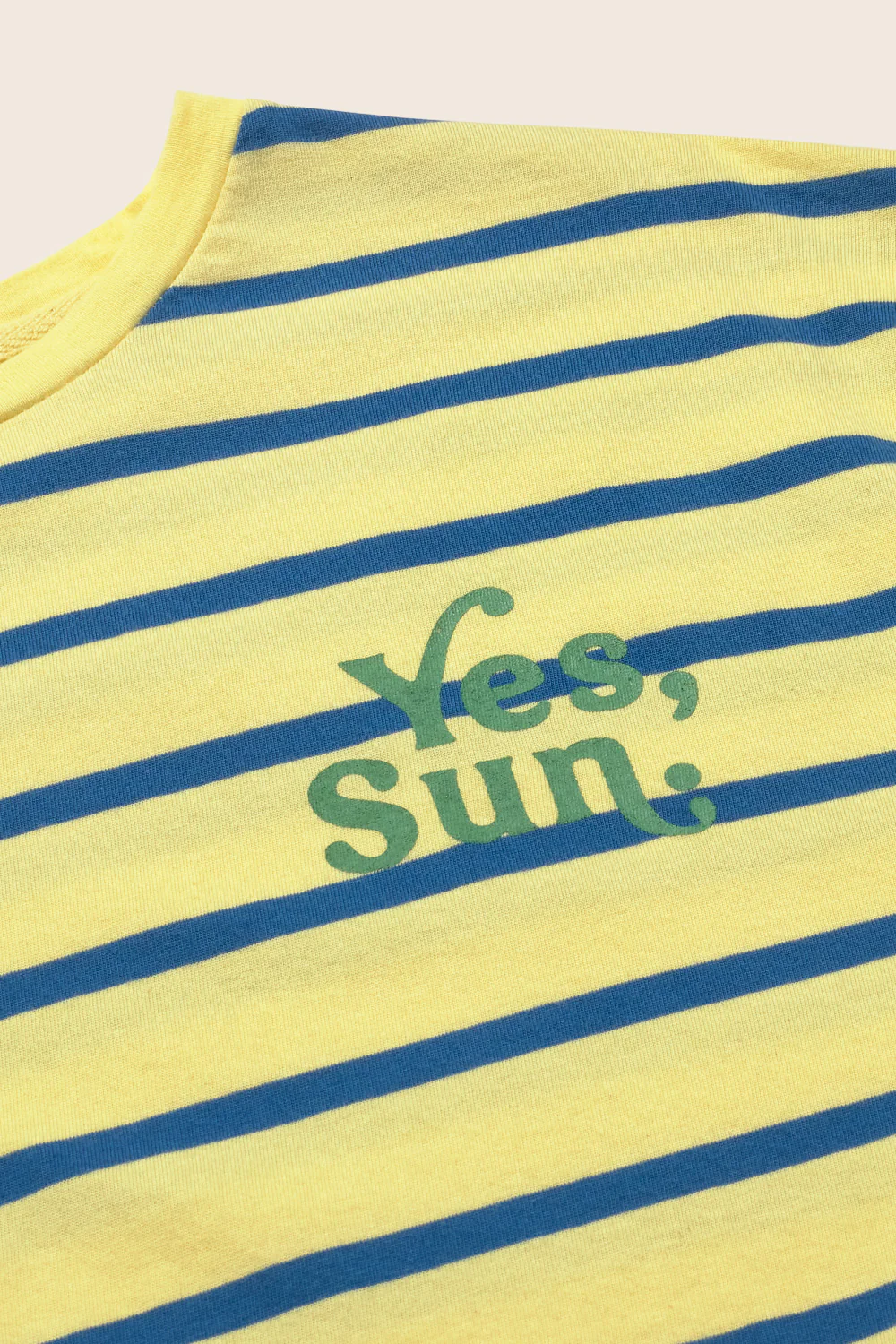 Striped Jersey Cotton Print T-Shirt - Image 3