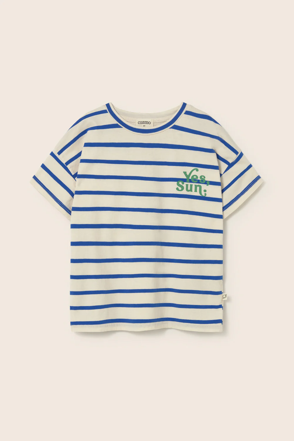 Striped Jersey Cotton Print T-Shirt - Image 5
