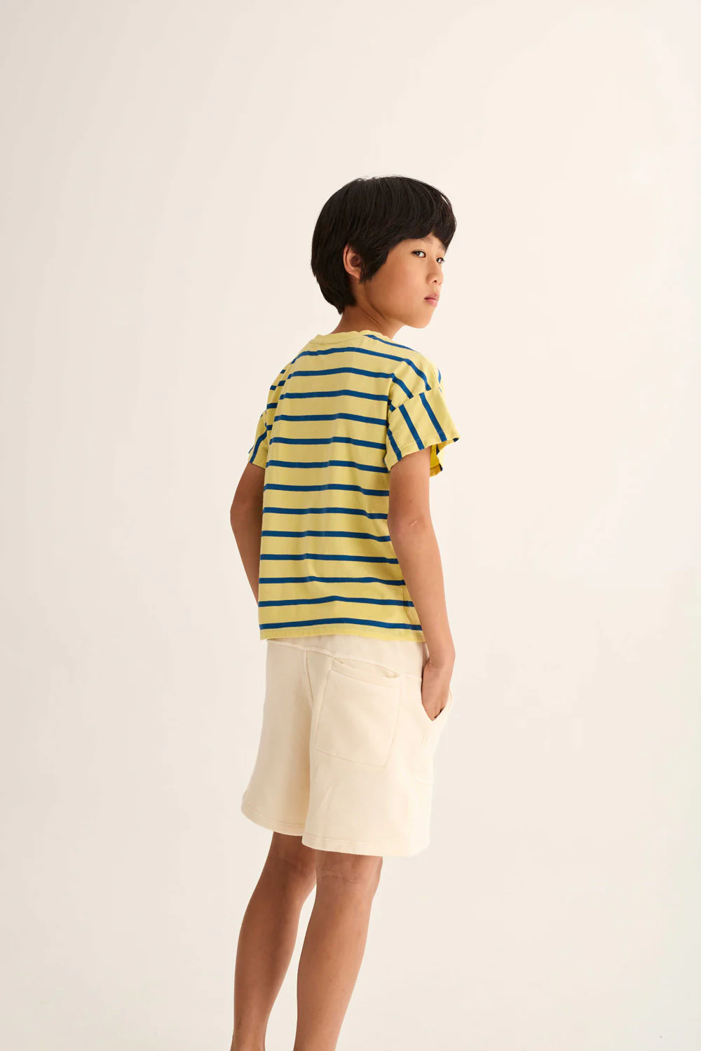 Striped Jersey Cotton Print T-Shirt - Image 6