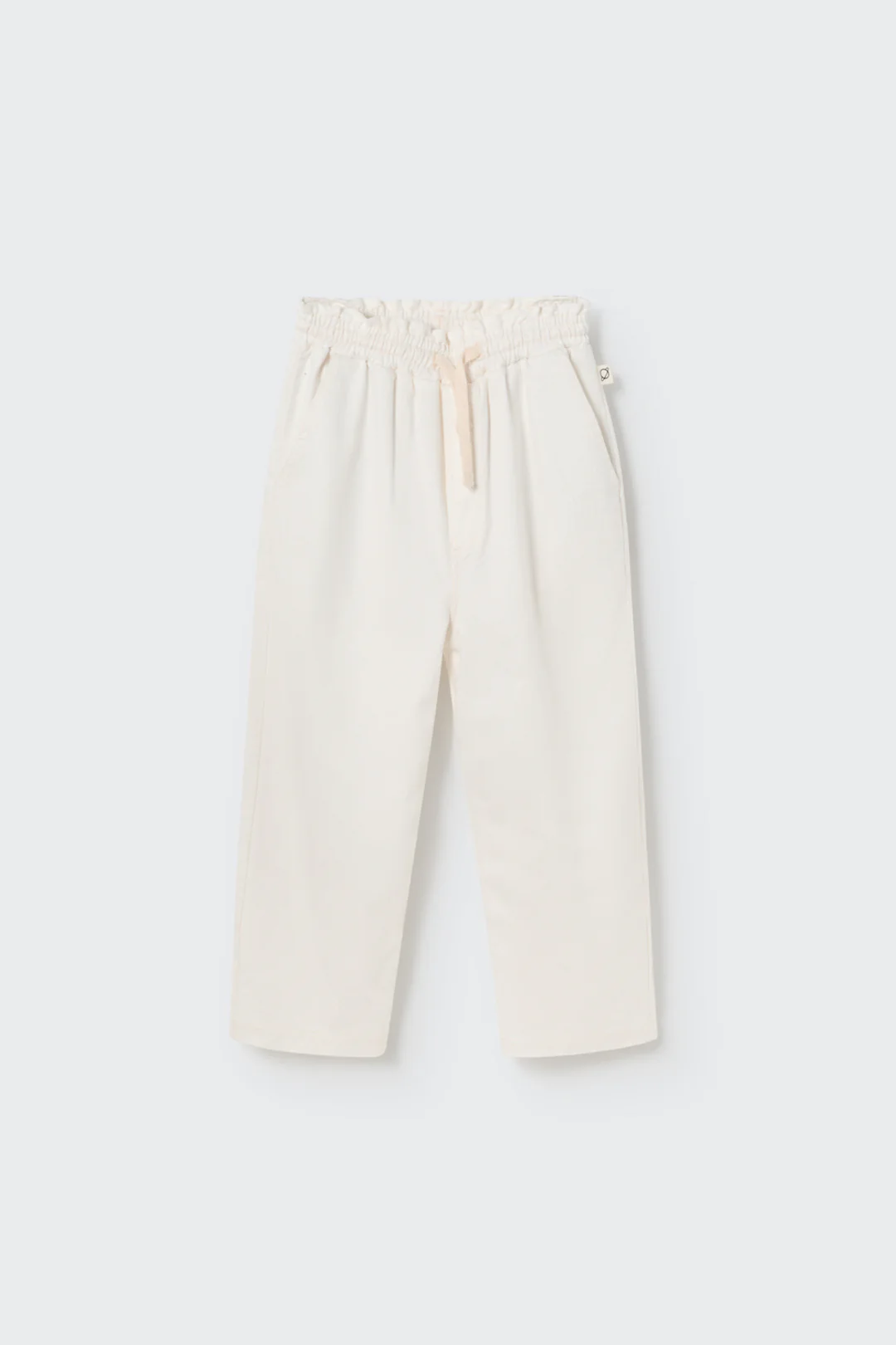 LIGHT TWILL WIDE LEG PANTS - PAOLA - Image 5