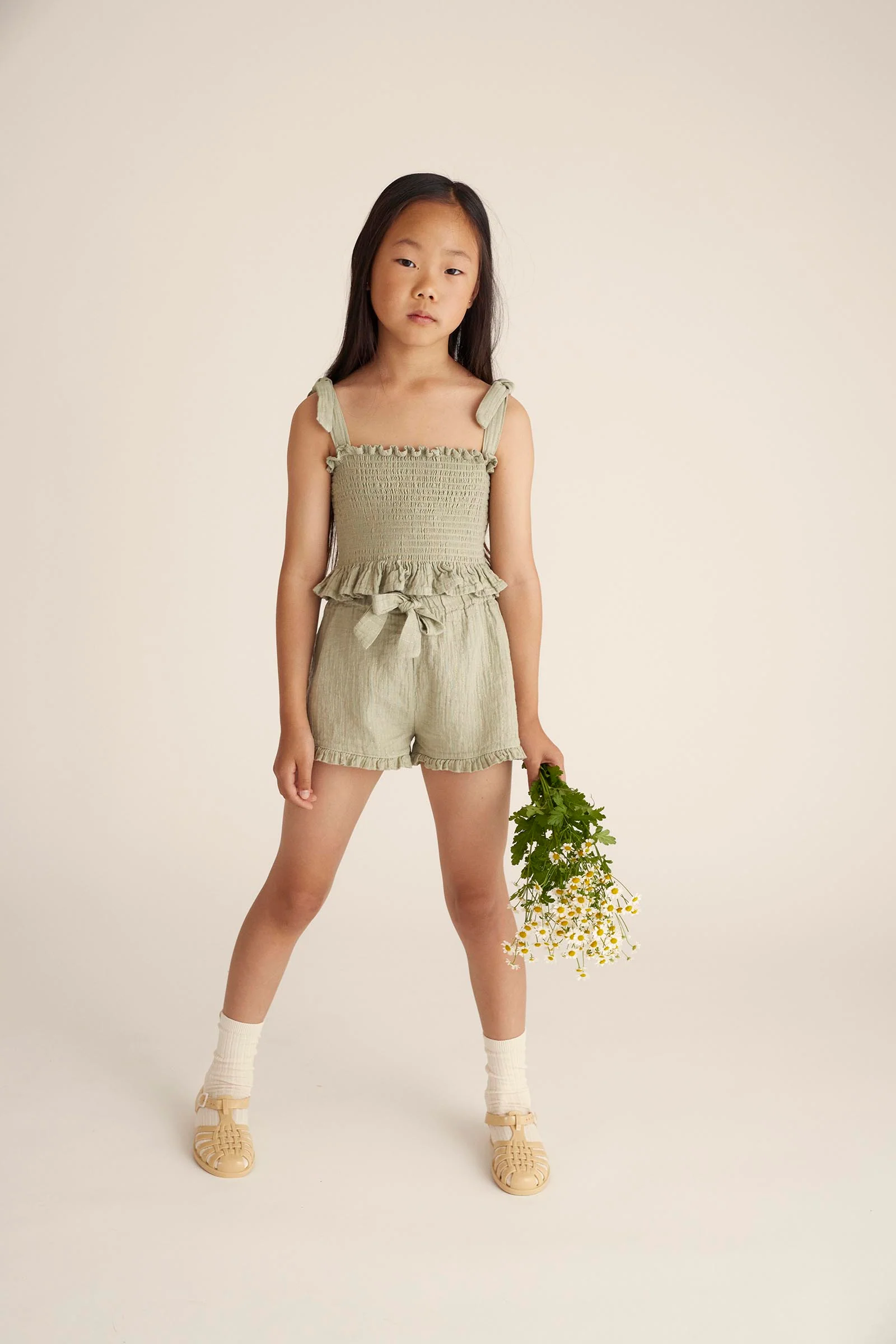 LUREX GAUZE SHORTS - ZOE - Image 3