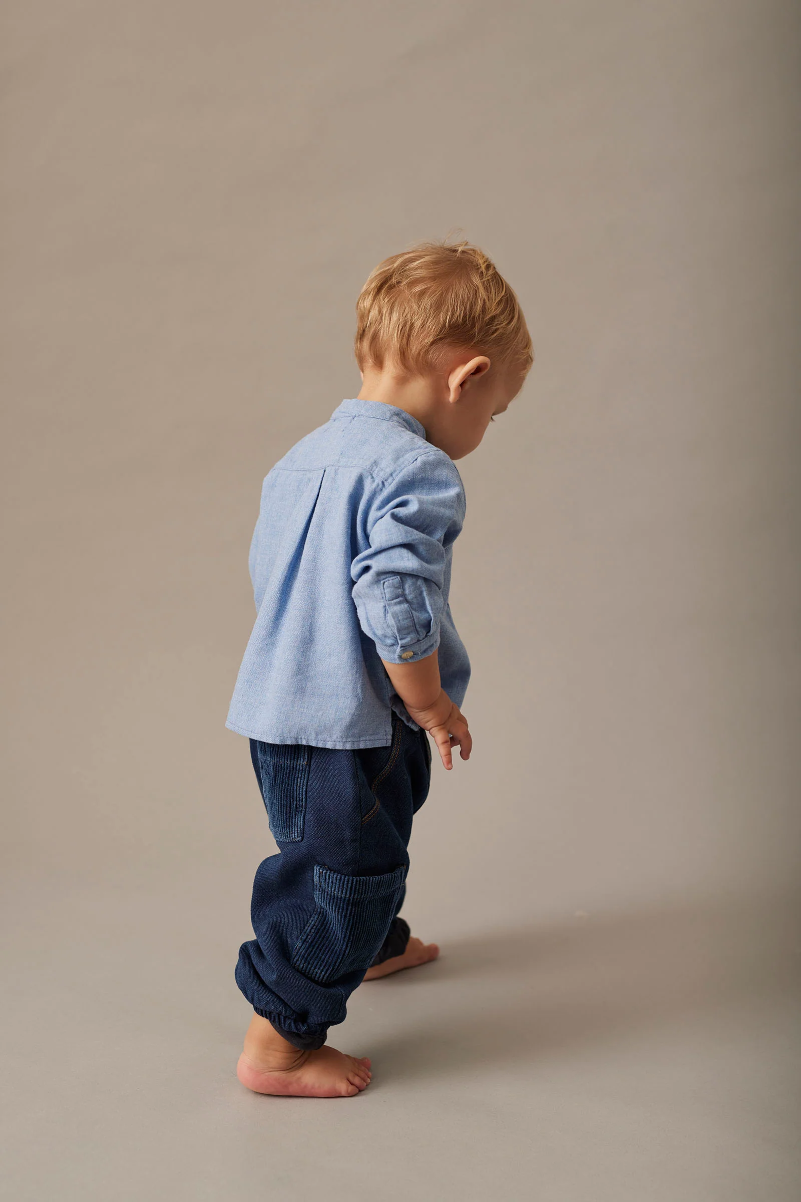Mélange Flannel Baby Shirt - Dublin