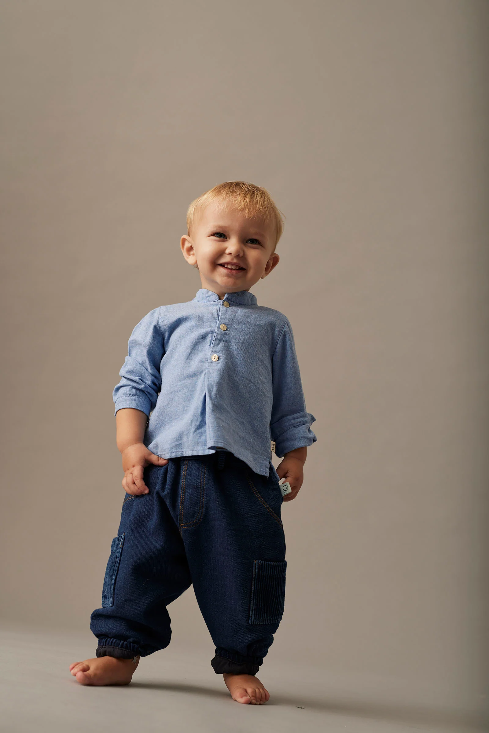 Mélange Flannel Baby Shirt - Dublin - Image 4