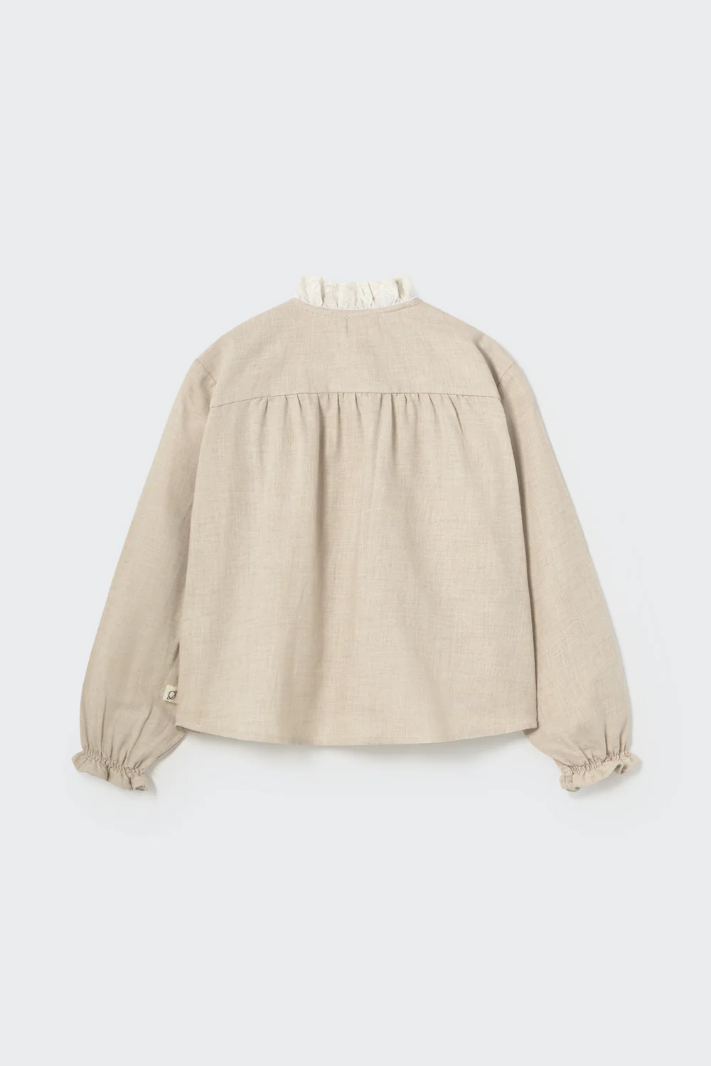 Mélange Flannel Blouse - Malaca - Image 6