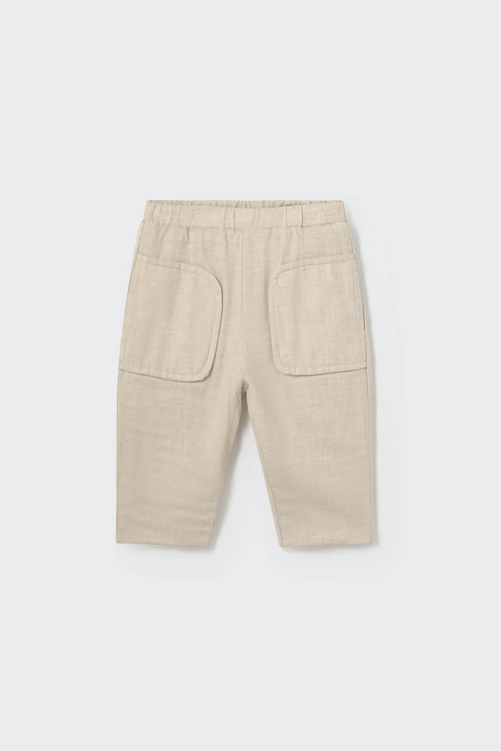 Mélange Flannel Newborn Pants - Bardi
