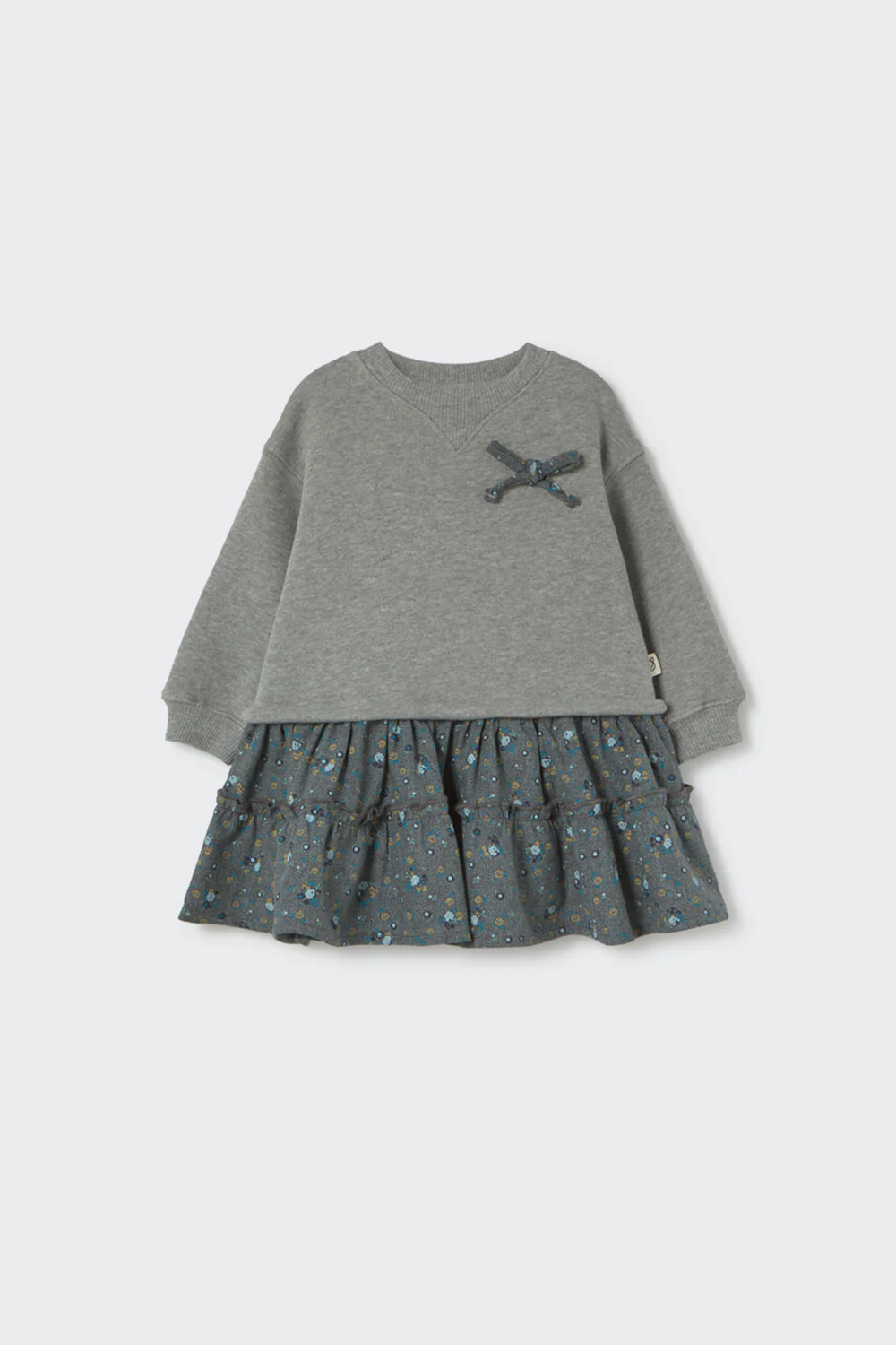 Mélange Fleece Baby Dress - Viena - Image 4