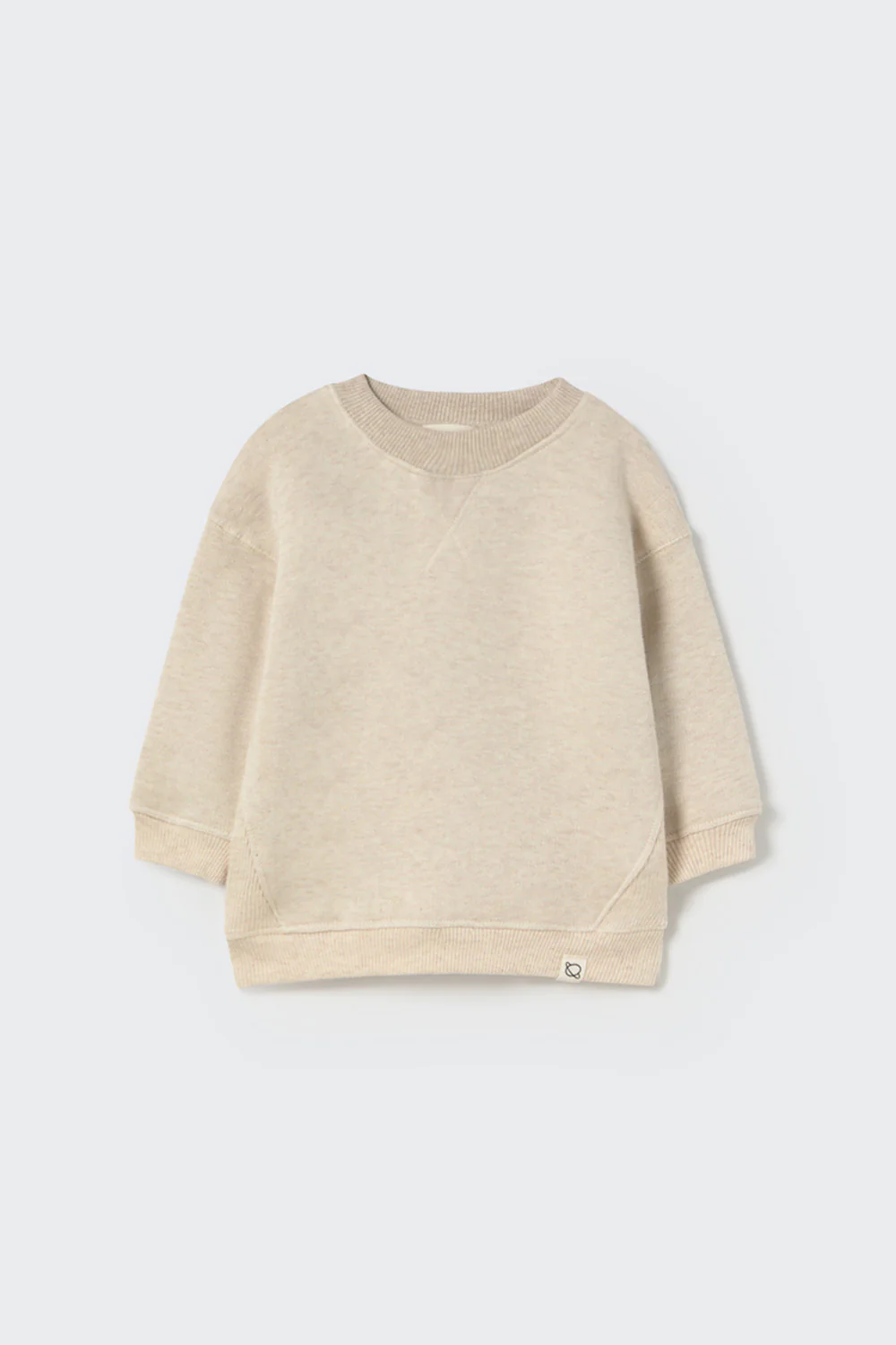 Mélange Fleece Baby Sweatshirt - Como - Image 2