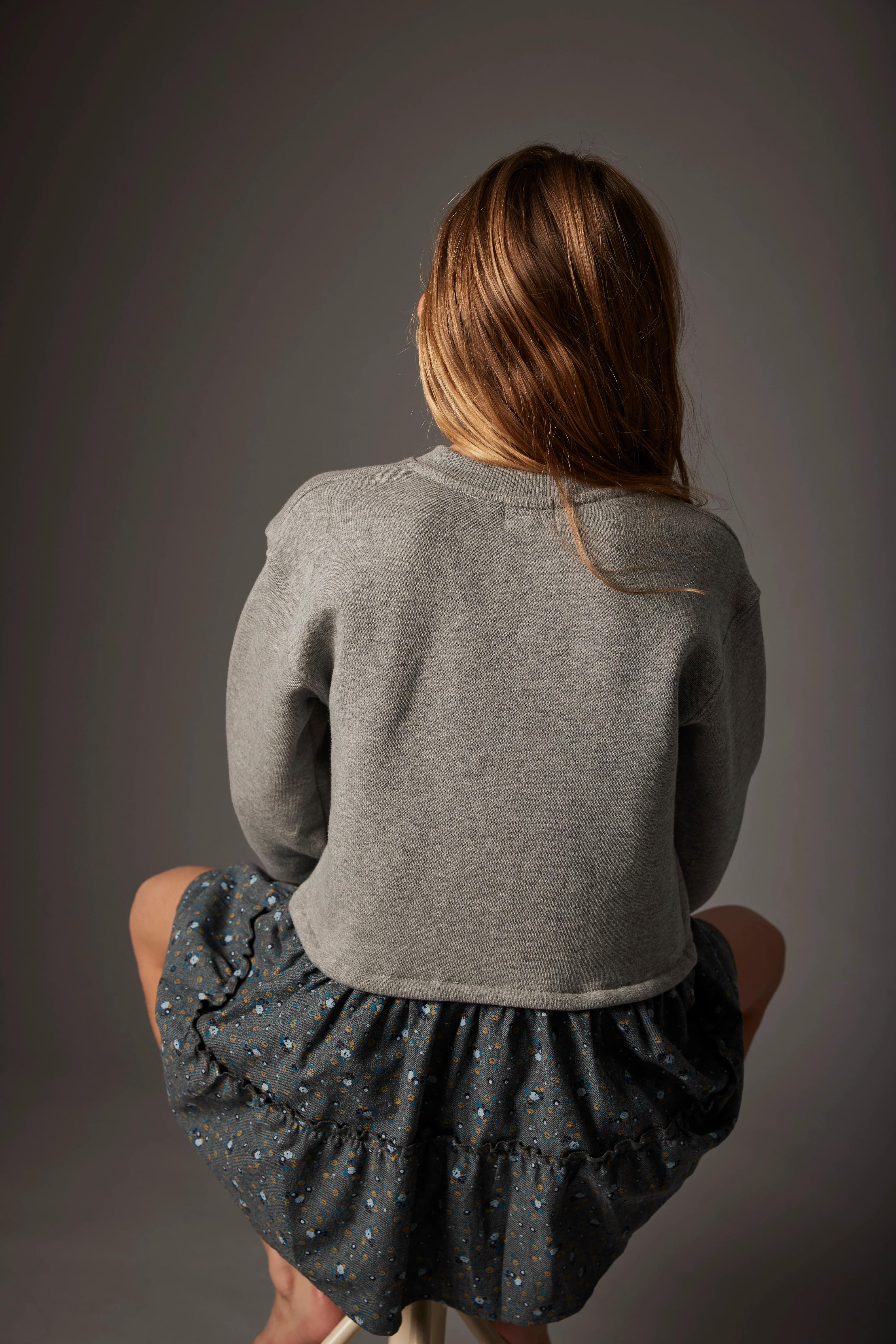 Mélange Fleece Dress - Viena - Image 4