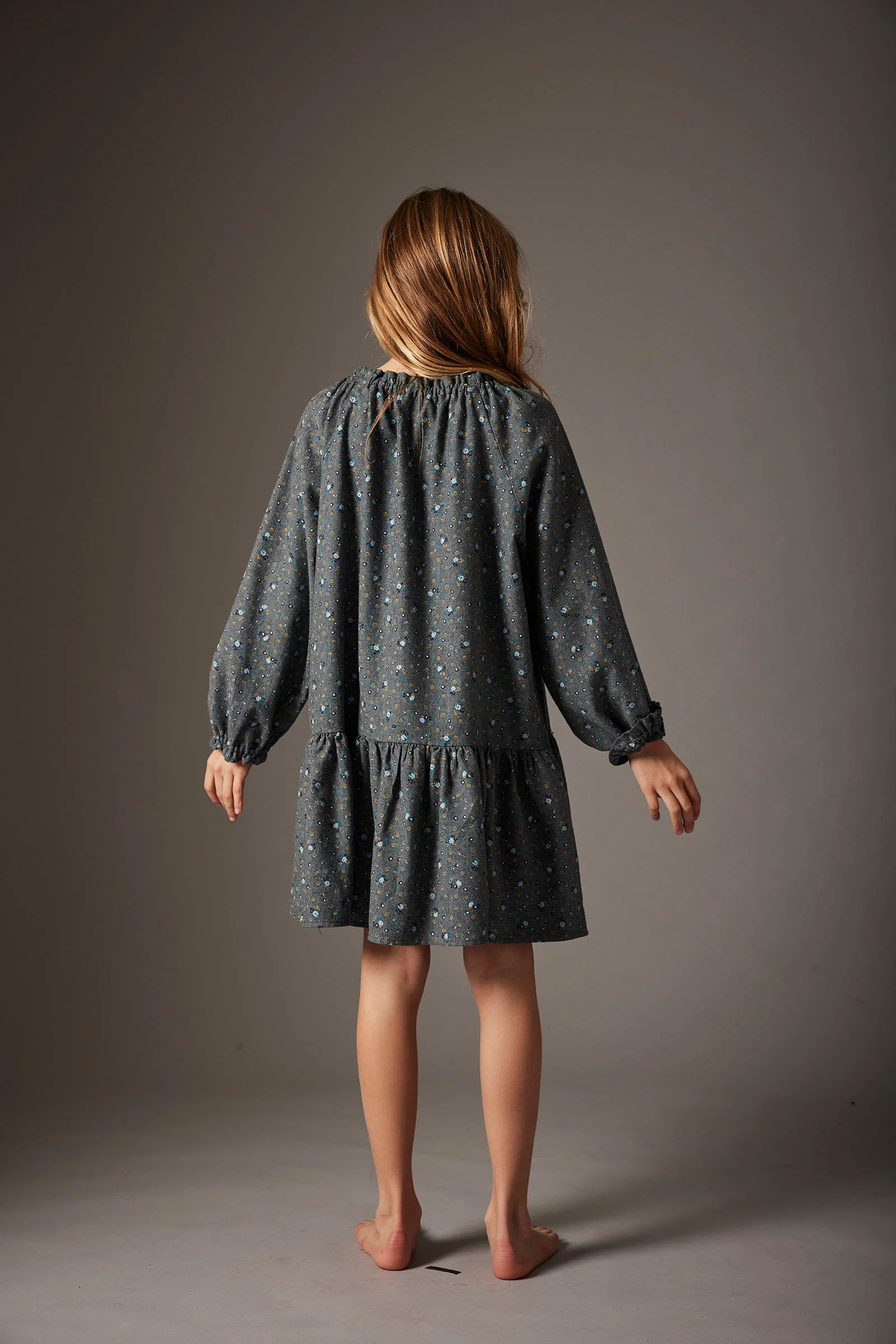 Mélange Floral Flannel Dress - Malta - Image 2