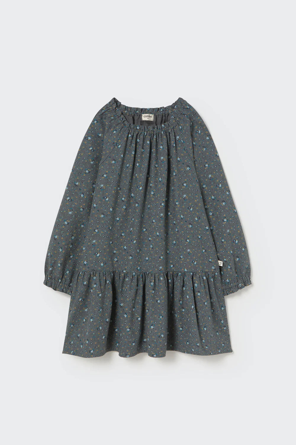 Mélange Floral Flannel Dress - Malta - Image 5