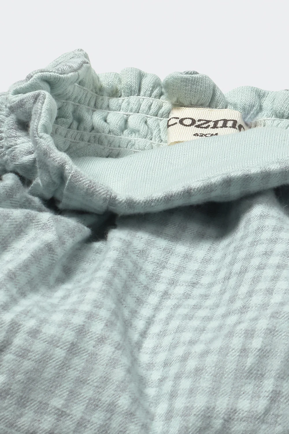 Mini Gingham Flannel Newborn Bloomers - Fano - Image 2