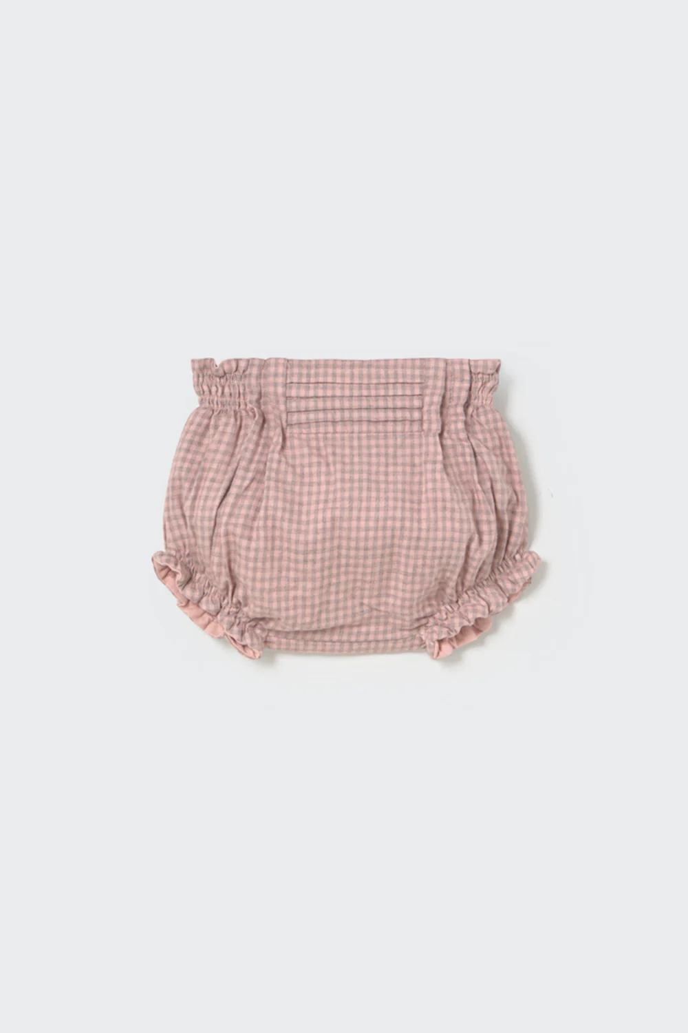 Mini Gingham Flannel Newborn Bloomers - Fano - Image 3