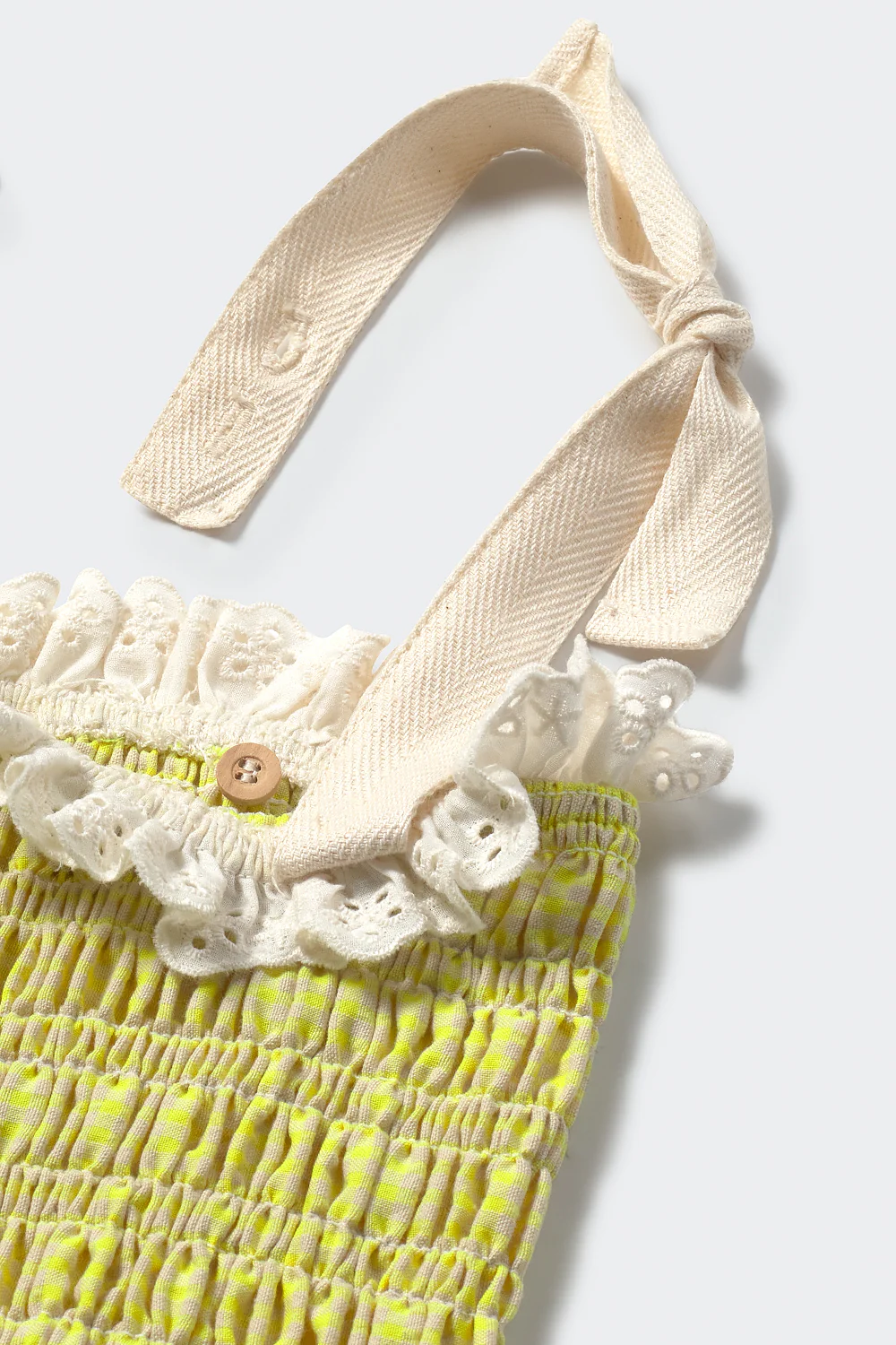 RECYCLED GINGHAM TOP - MERY - Image 6