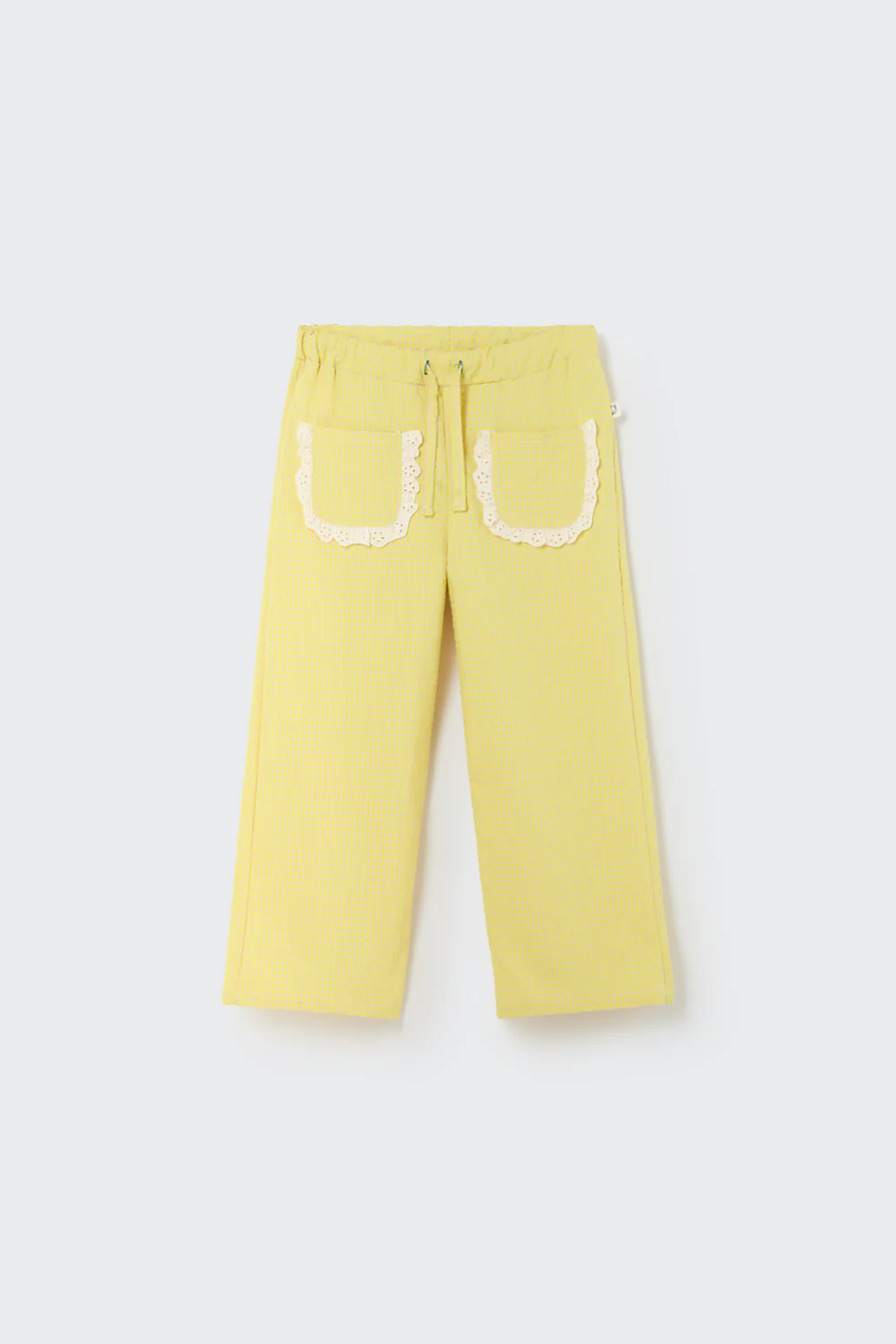 RECYCLED GINGHAM PANTS - CLEA - Image 2