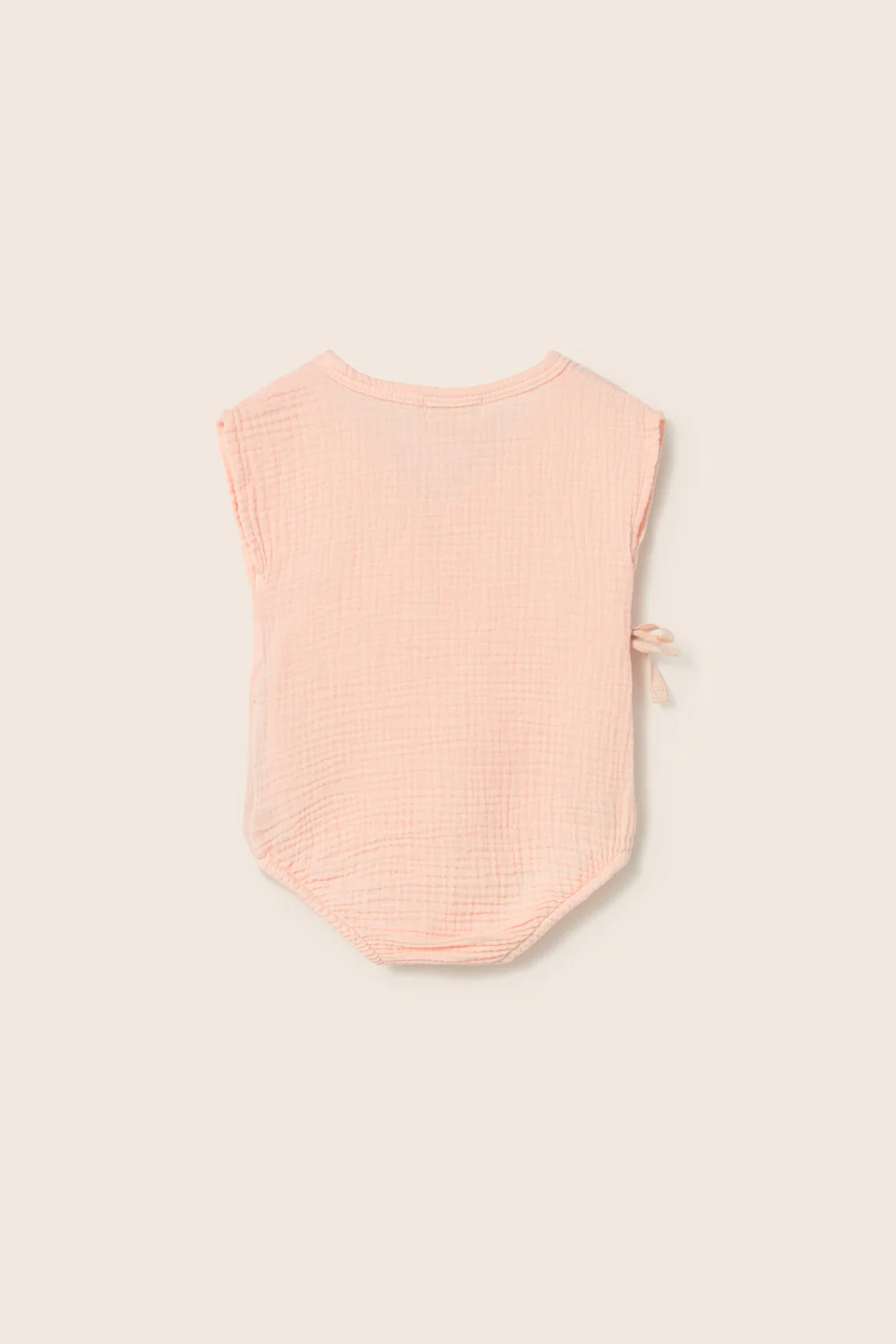 Soft Gauze Cotton Newborn Bodysuit - Image 3