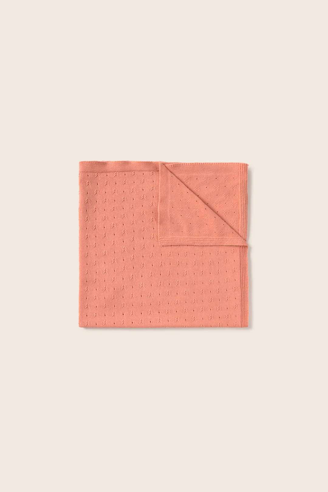 Openwork Tricot Newborn Blanket - Image 3