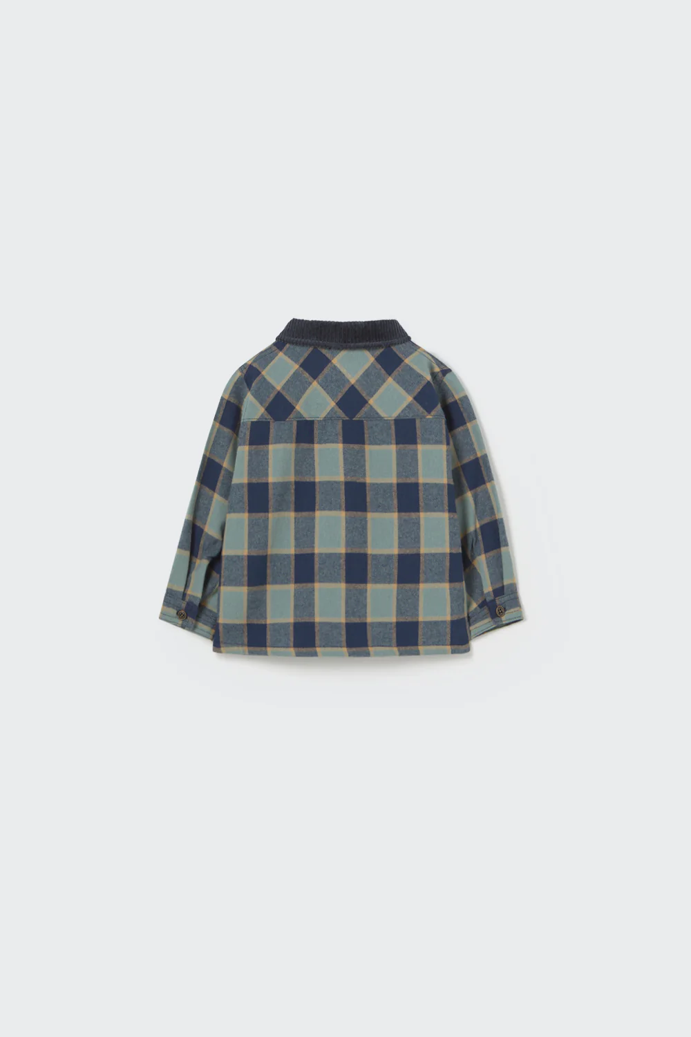 Organic Cotton Check Flannel Baby Shirt - Tokio - Image 4