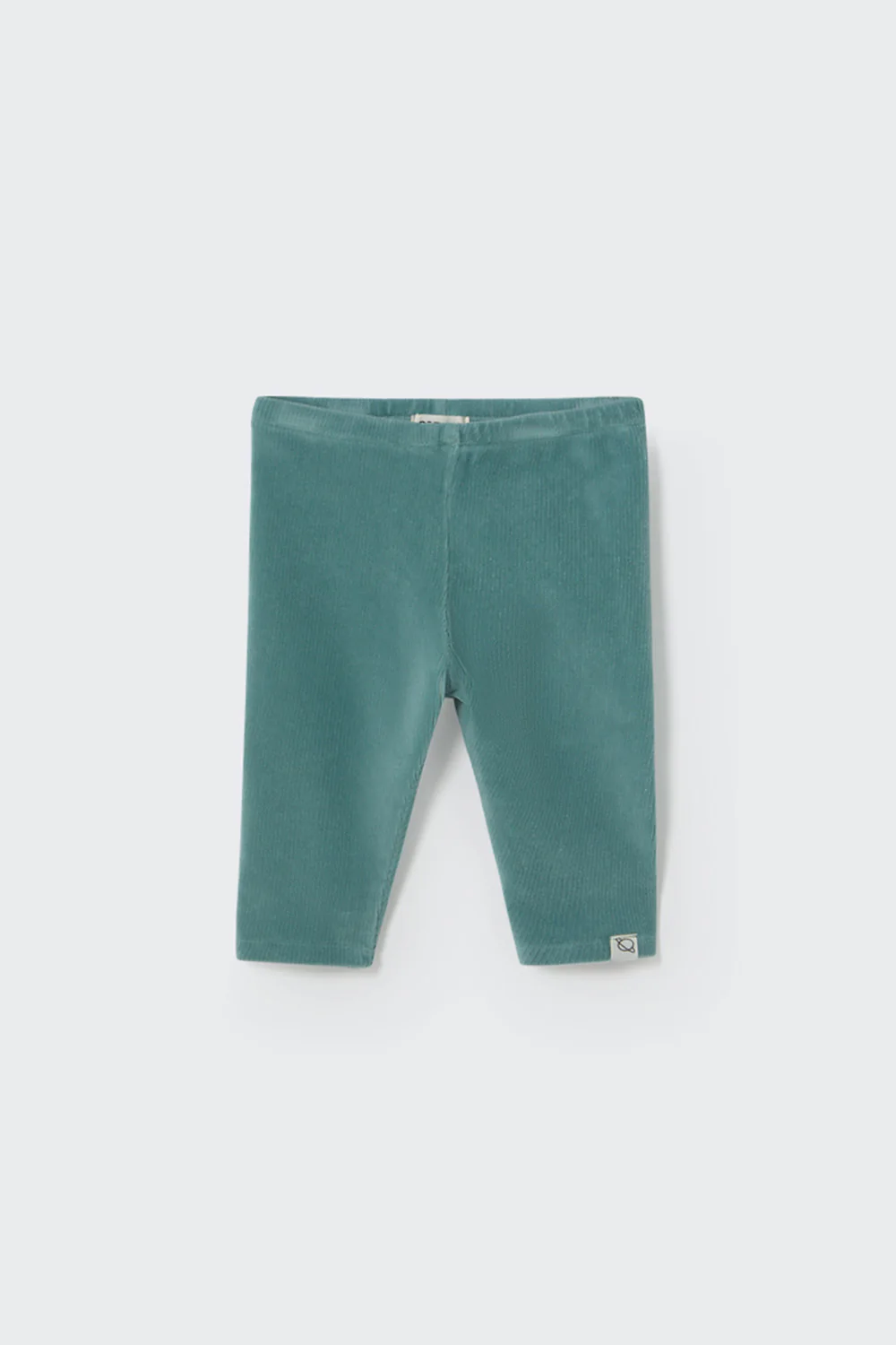Organic Cotton Corduroy Velour Baby Leggings - Image 2