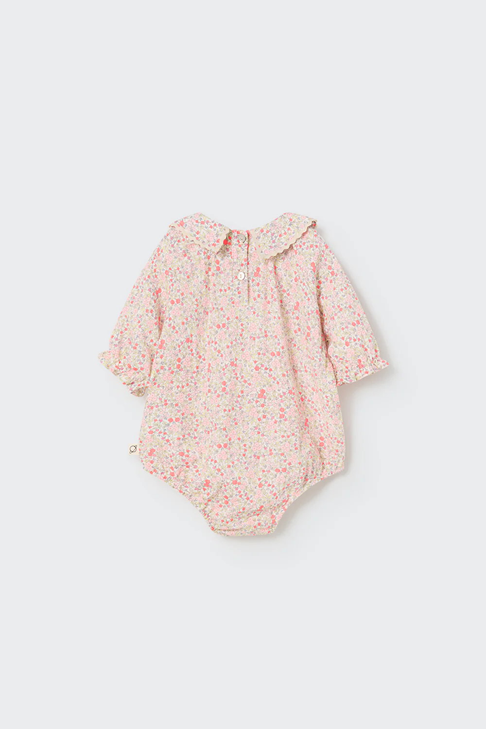 ORGANIC FLORAL BABY ROMPER - ELSA - Image 4