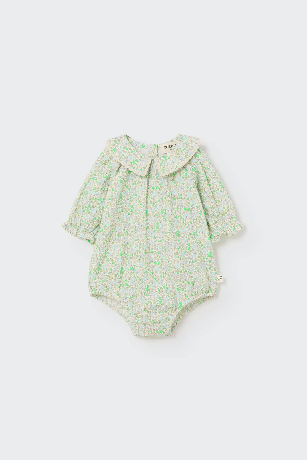 ORGANIC FLORAL BABY ROMPER - ELSA - Image 5