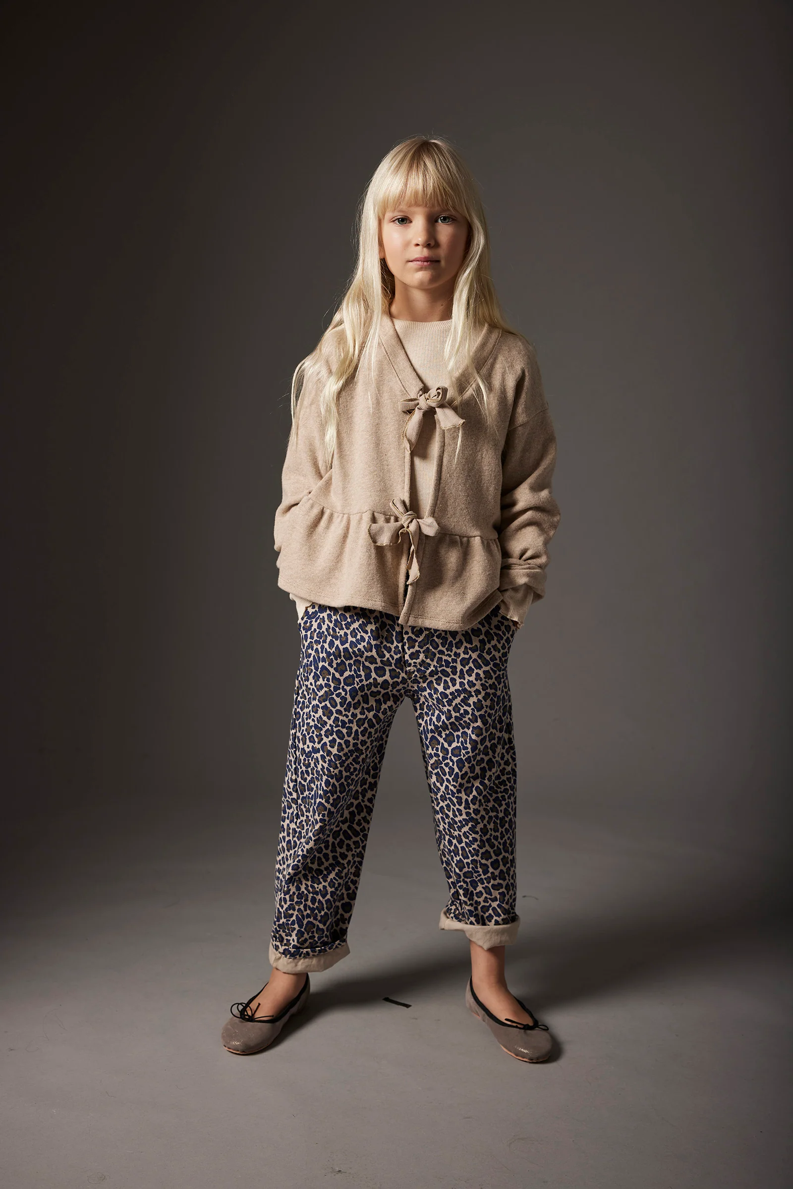 Organic Cotton Animal Print Twill Pants - Paola - Image 3