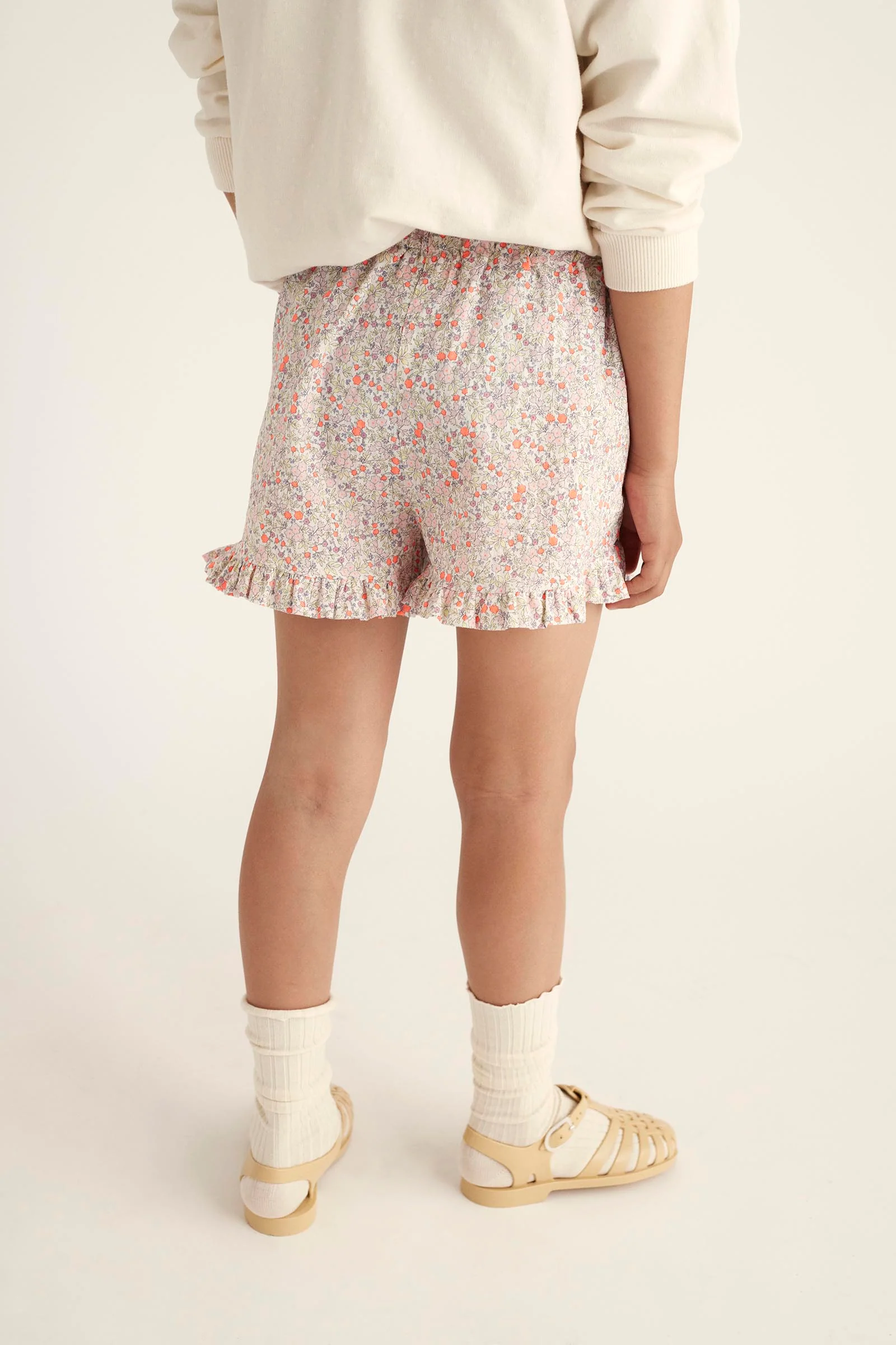 ORGANIC FLORAL SHORTS - LINA - Image 3
