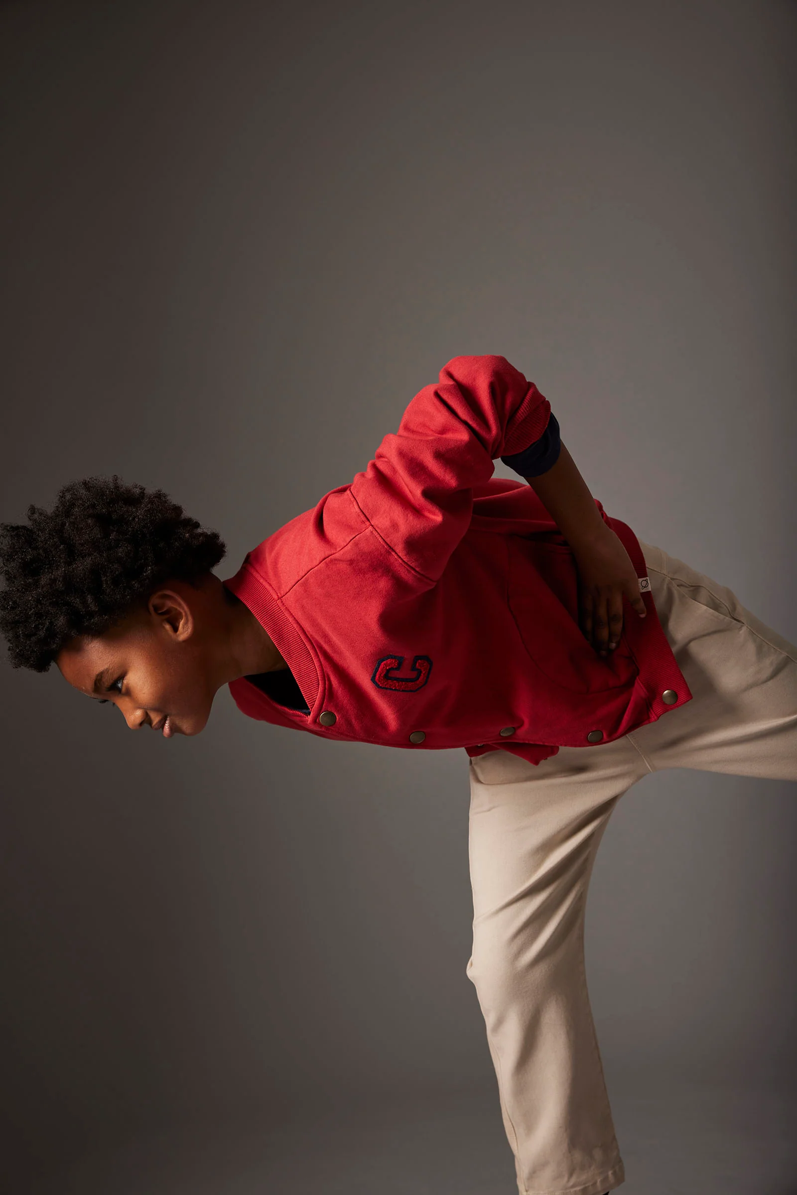 Cotton Peach Twill Pants - Fabio - Image 3