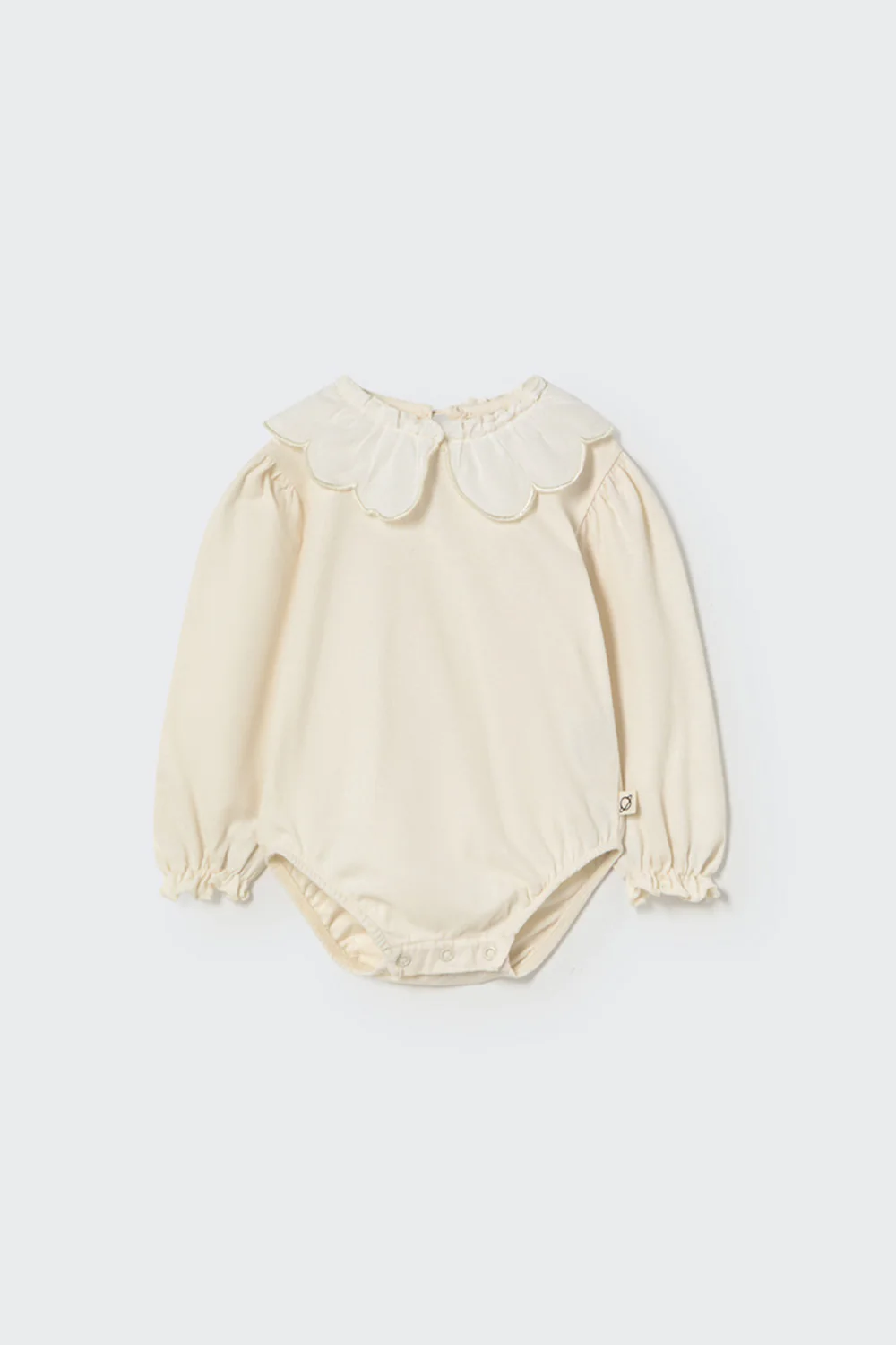 Organic Cotton Soft Warm Jersey Baby Bodysuit - Palma - Image 2