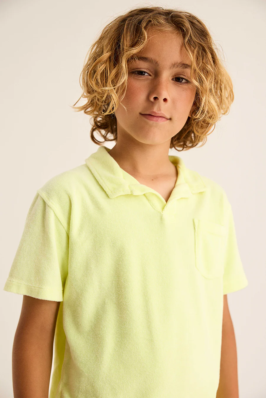 ORGANIC TOWELING POLO SHIRT - MAEL - Image 5