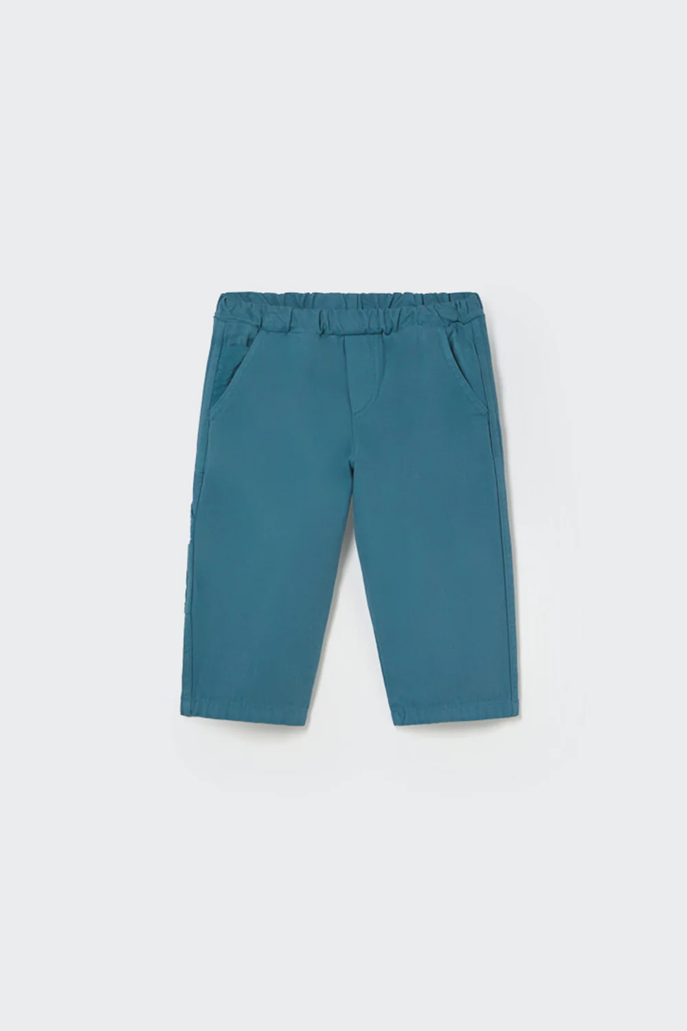 Organic Cotton Twill Pockets Baby Pants - Blas