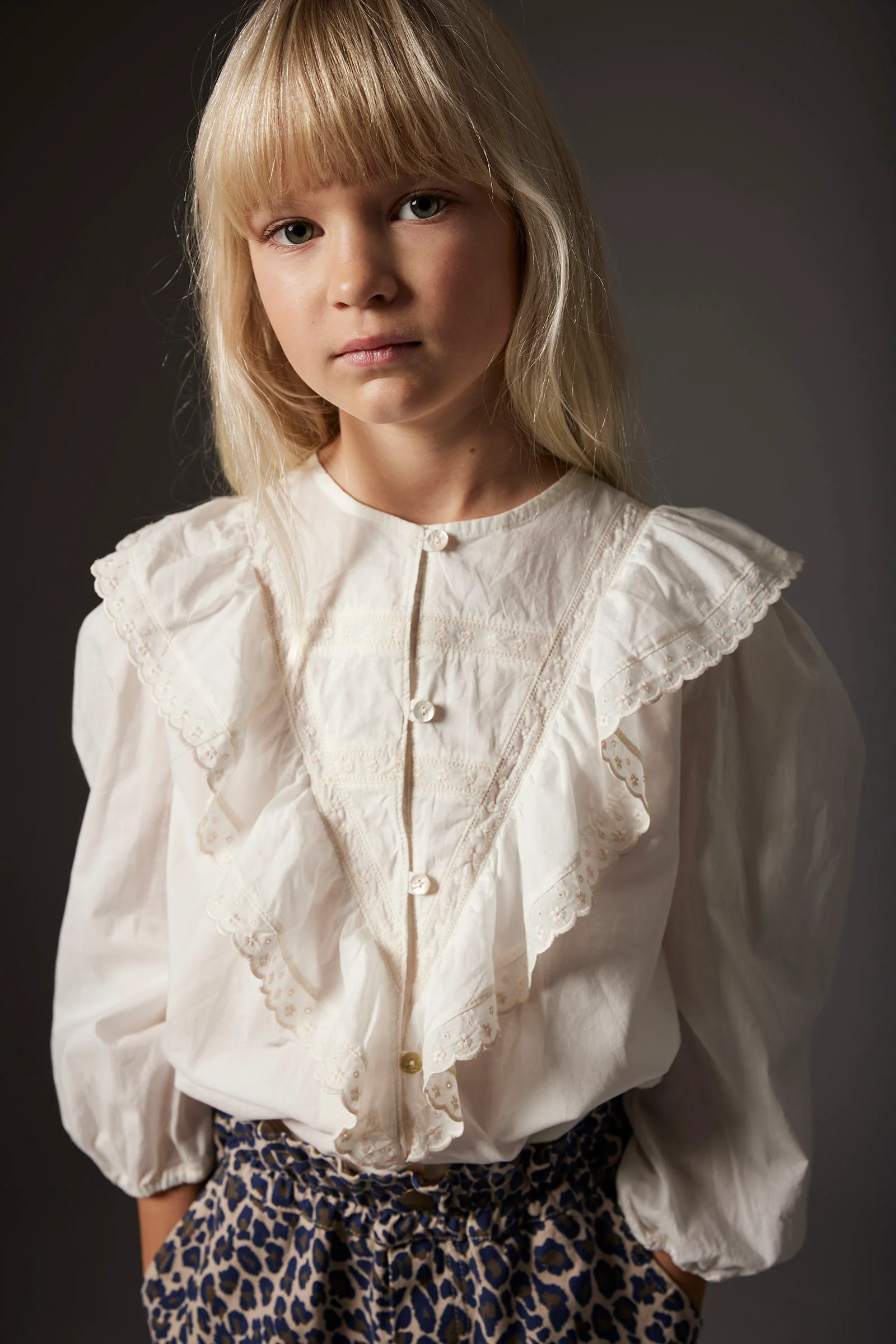Organic Cotton Voile Blouse - Kerala