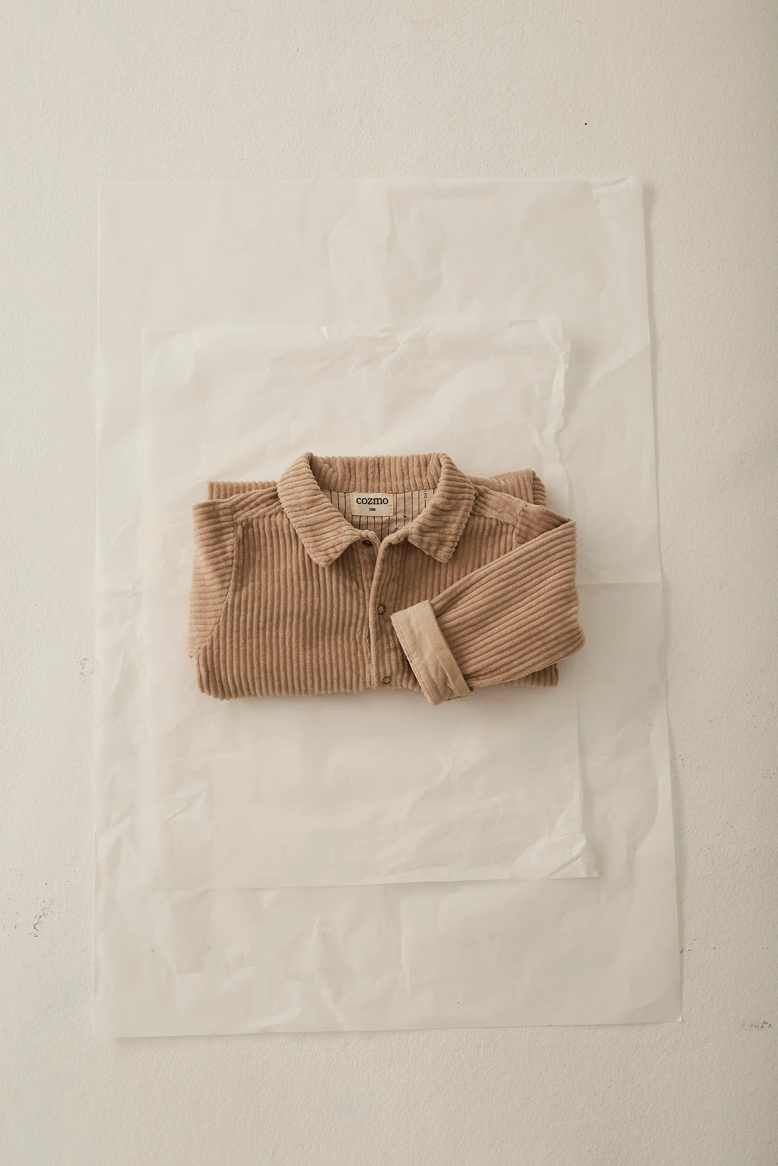 Organic Cotton Wide Corduroy Baby Jumpsuit - Trento - Image 4