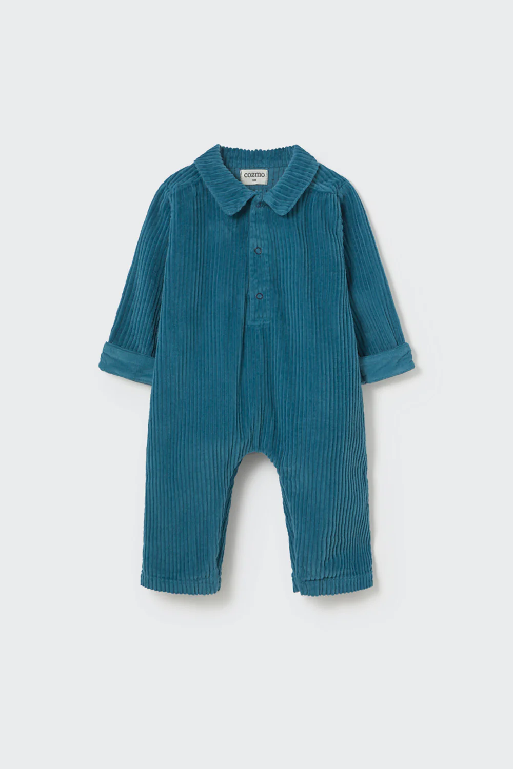Organic Cotton Wide Corduroy Baby Jumpsuit - Trento - Image 7