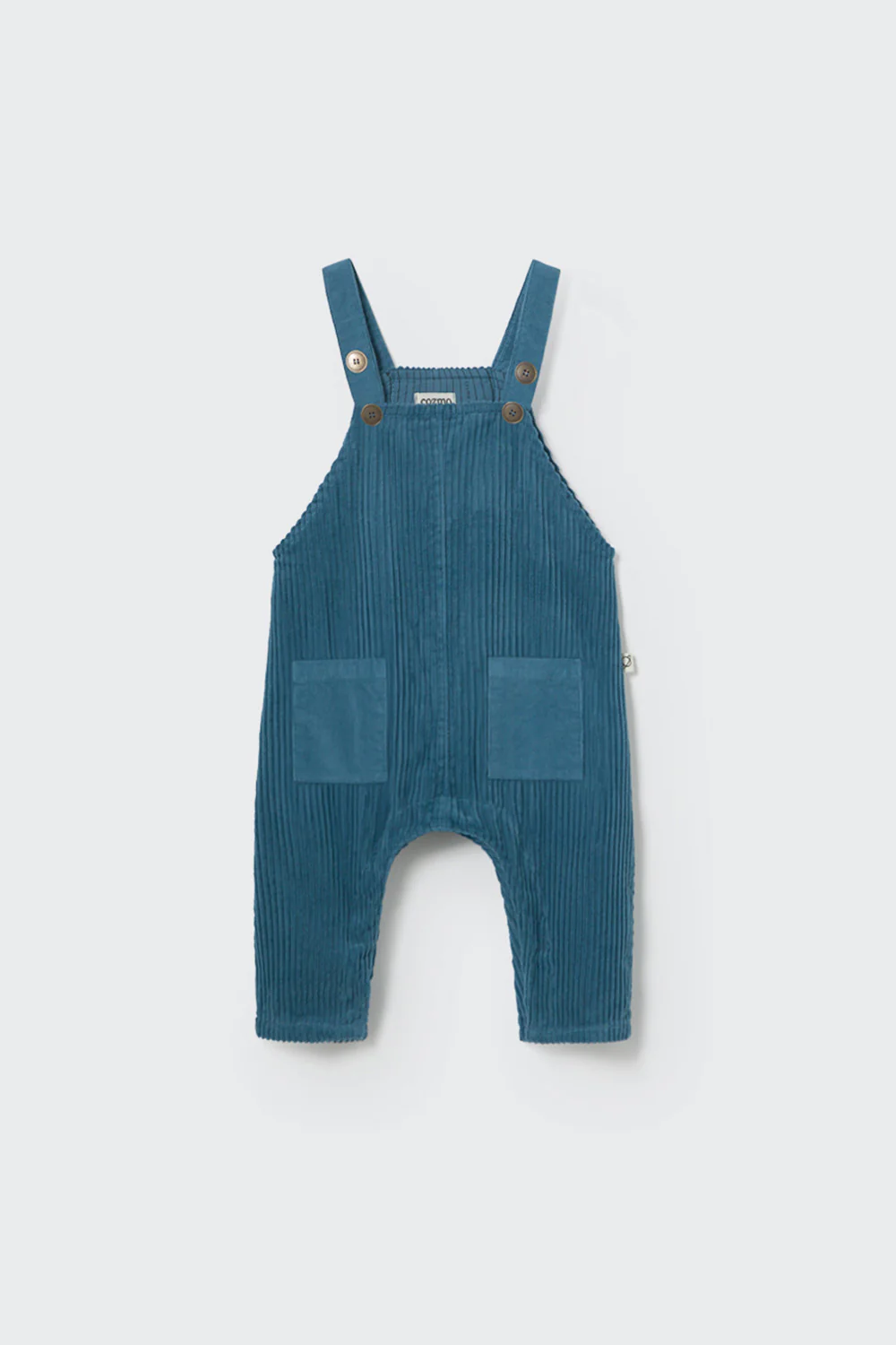 Organic Cotton Wide Corduroy Baby Overalls - Dax - Image 2