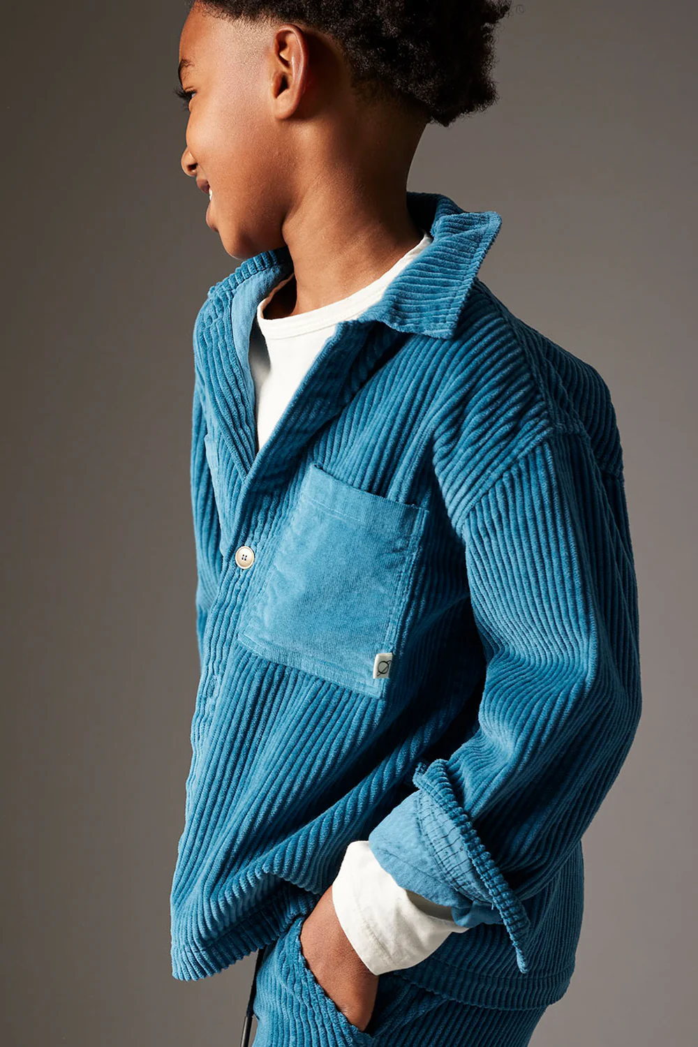 Organic Cotton Wide Corduroy Shirt - Dakar - Image 3