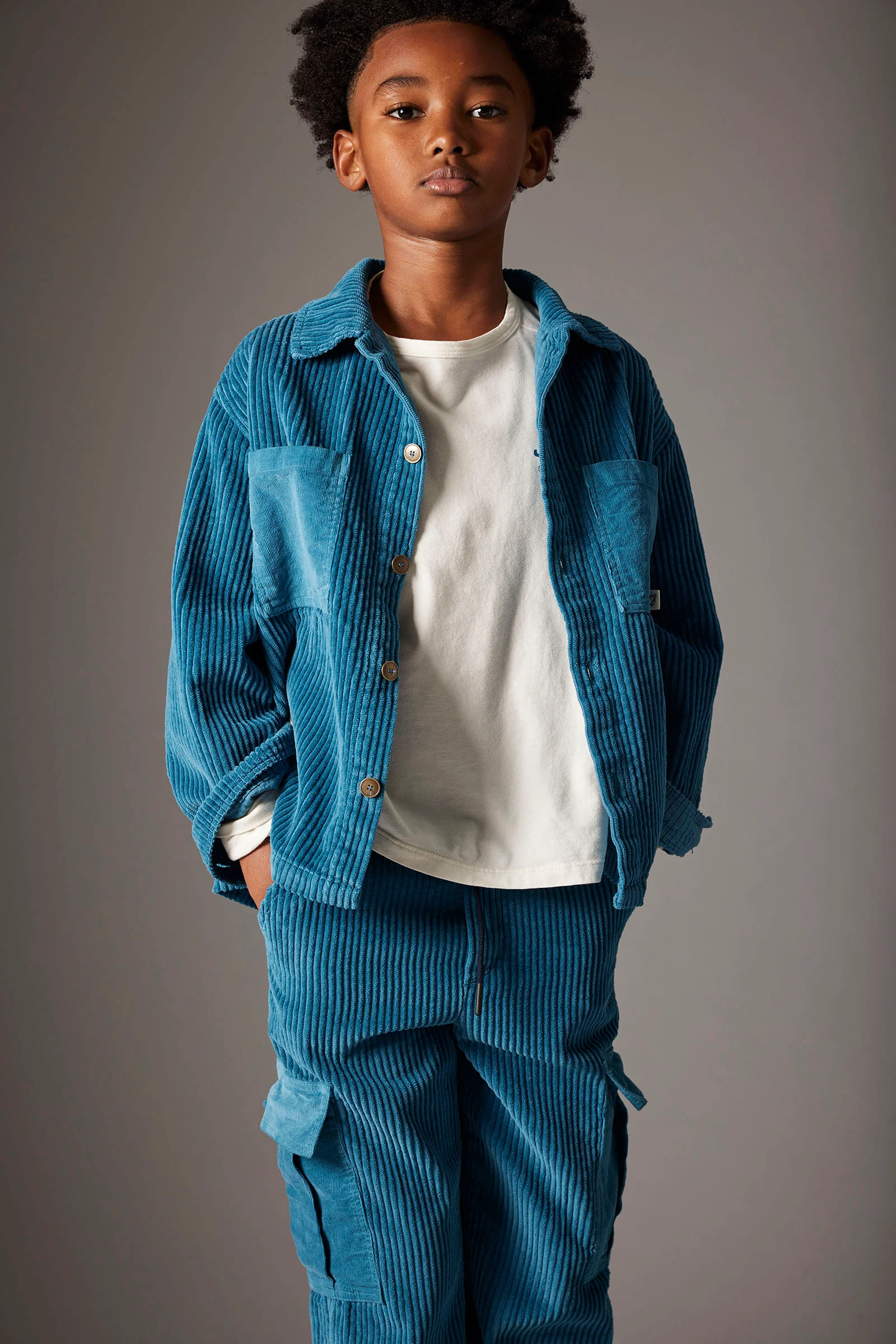 Organic Cotton Wide Corduroy Shirt - Dakar - Image 4