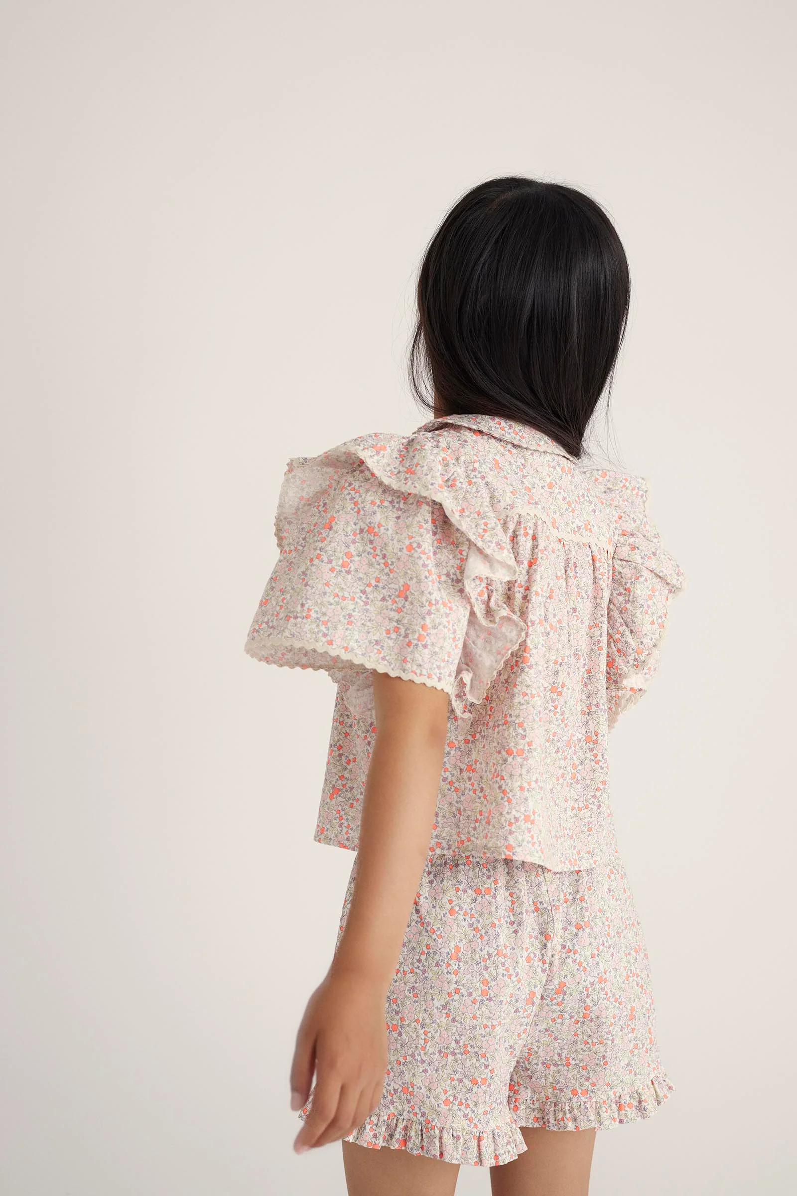 ORGANIC FLORAL SHORTS - LINA - Image 6