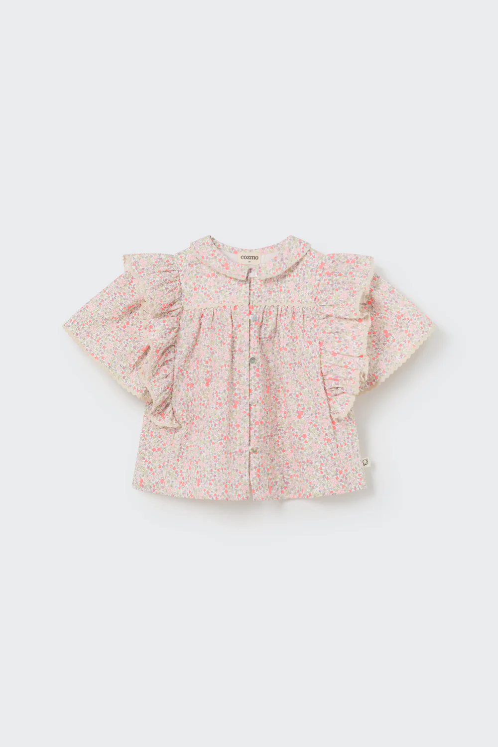 ORGANIC FLORAL BLOUSE - ADA - Image 7