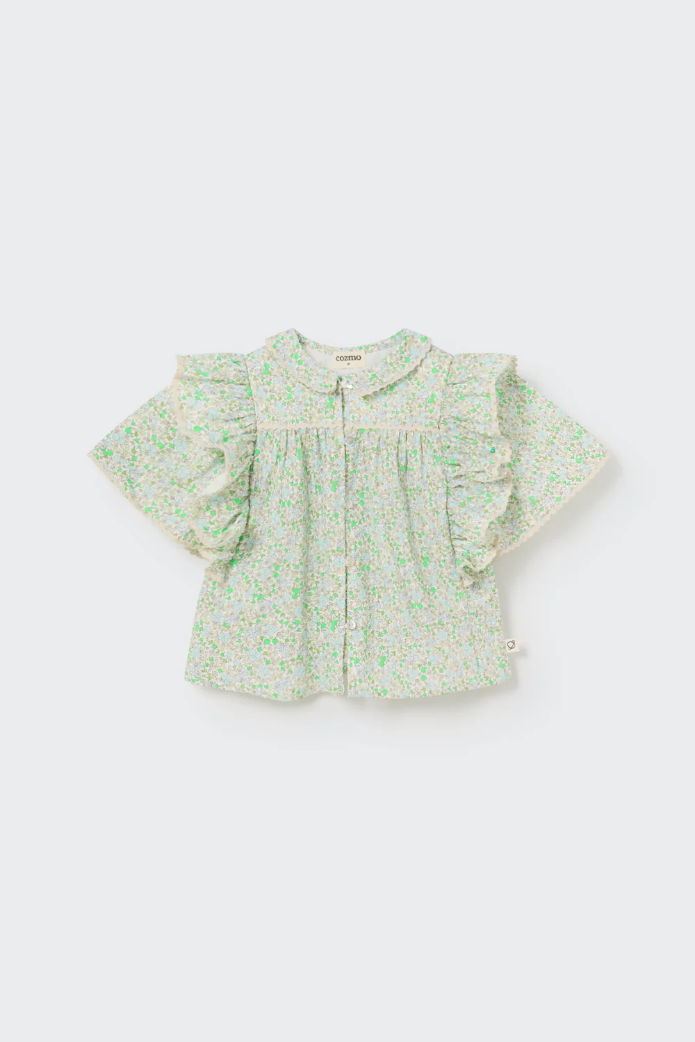 ORGANIC FLORAL BLOUSE - ADA - Image 8