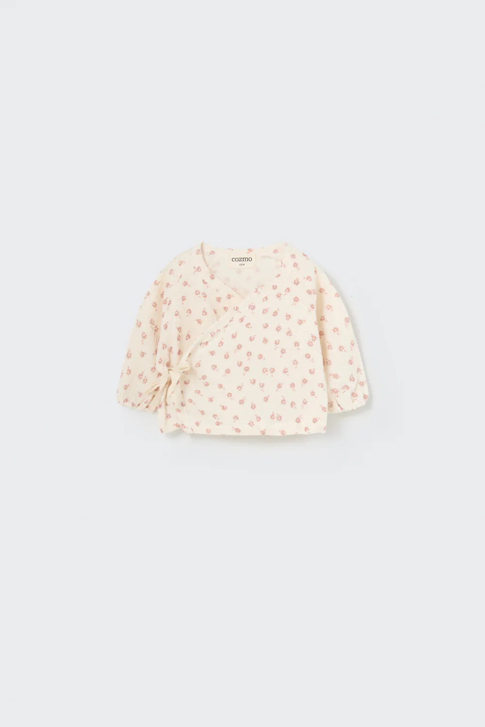 ORGANIC FLORAL GAUZE NEWBORN TOP - DENIS