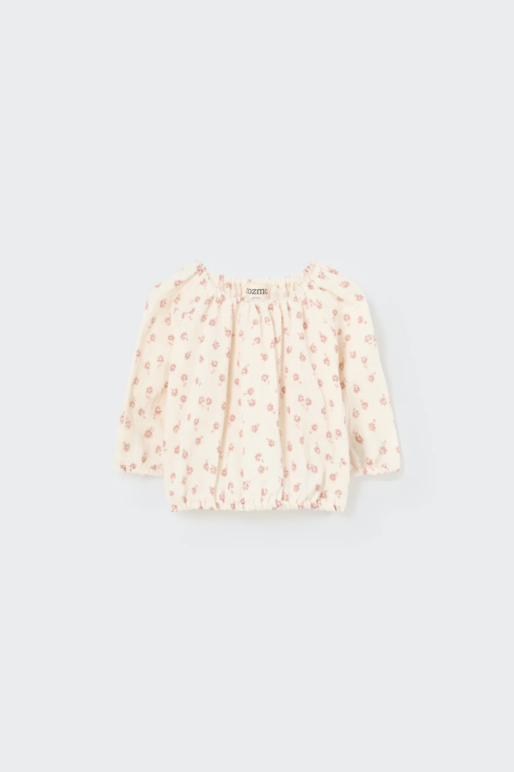 ORGANIC FLORAL GAUZE NEWBORN TOP - ISA - Image 4