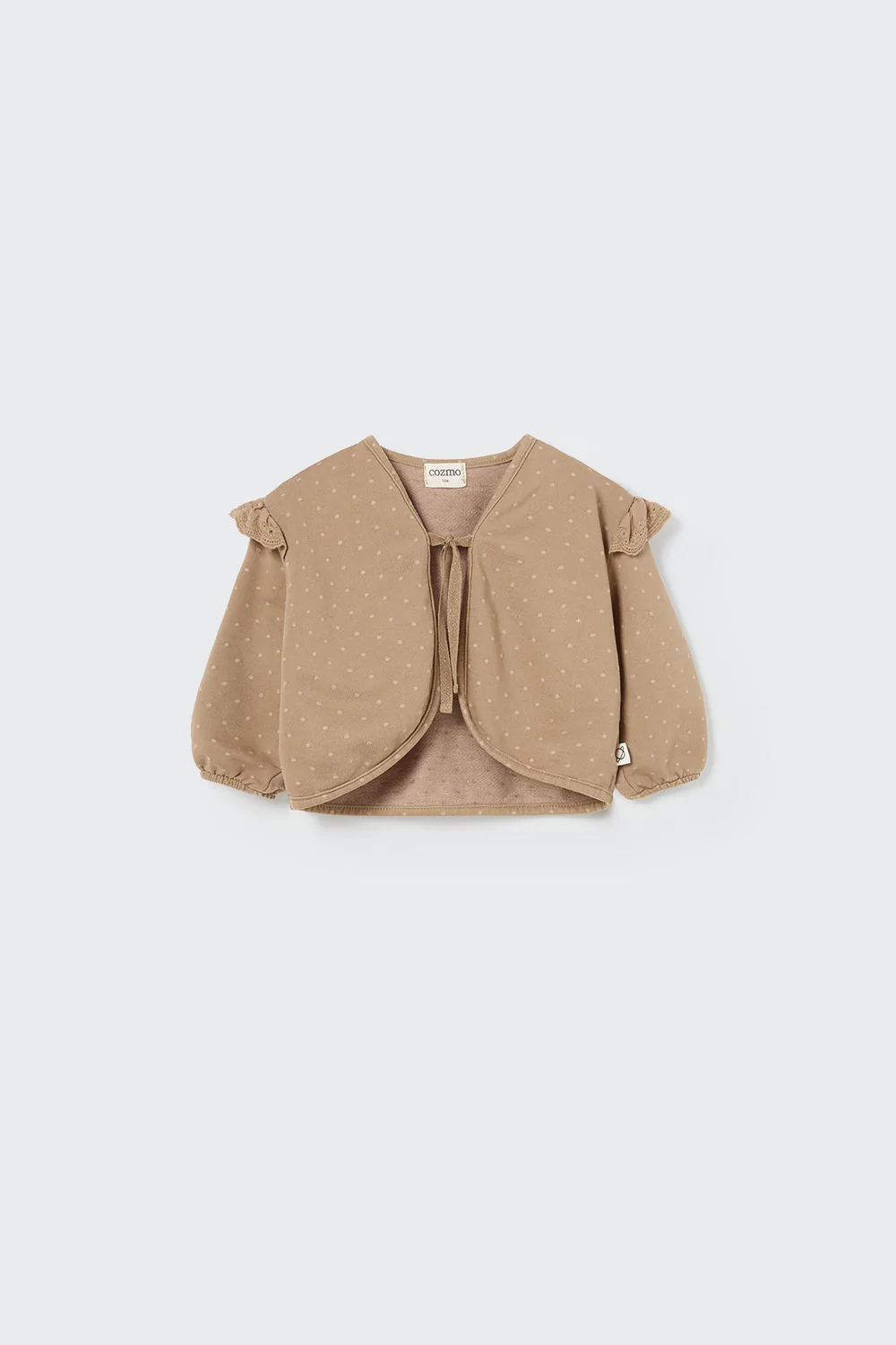 ORGANIC JACQUARD BABY CARDIGAN - OLIVIA - Image 2