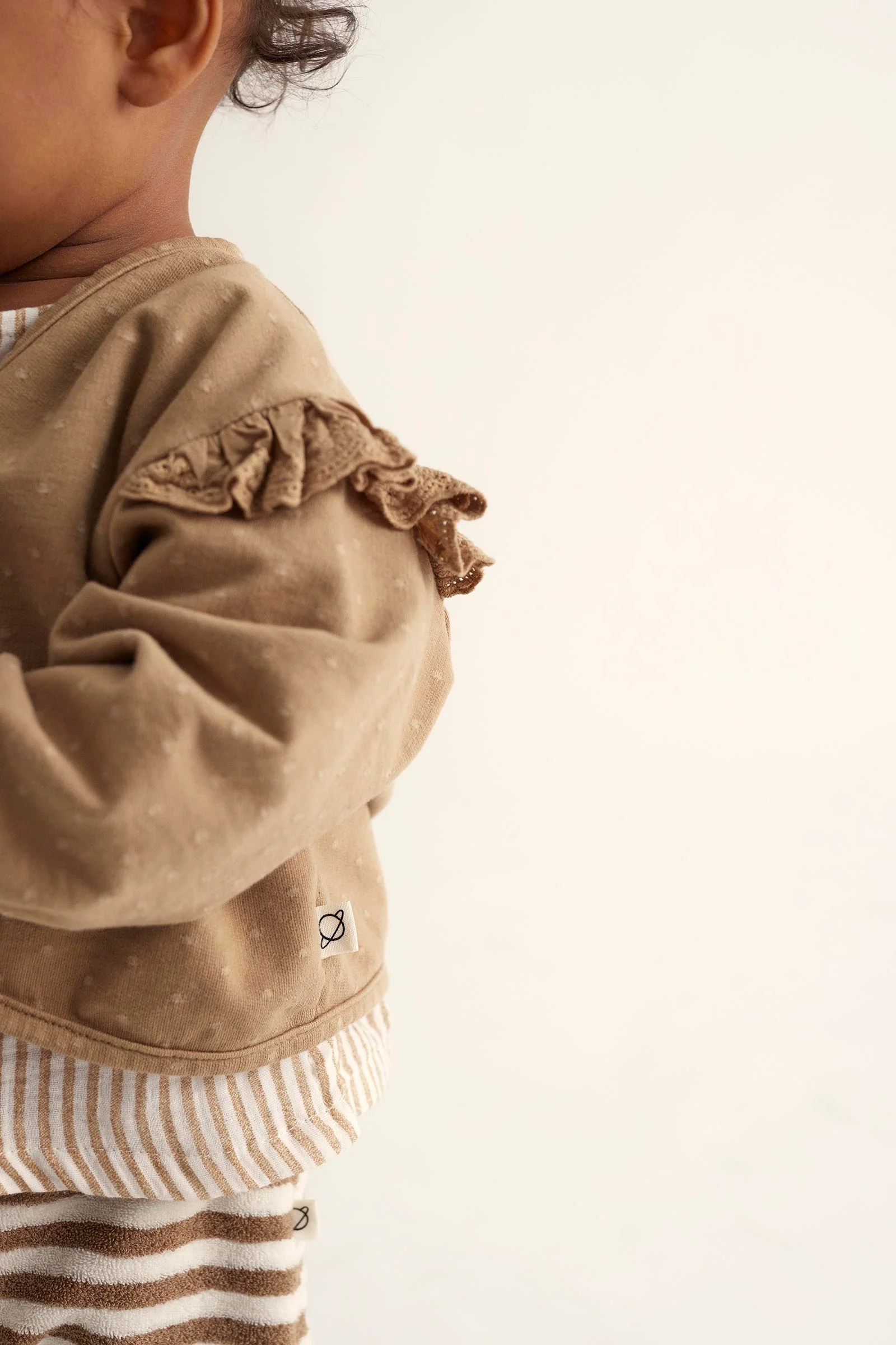 ORGANIC JACQUARD BABY CARDIGAN - OLIVIA - Image 4