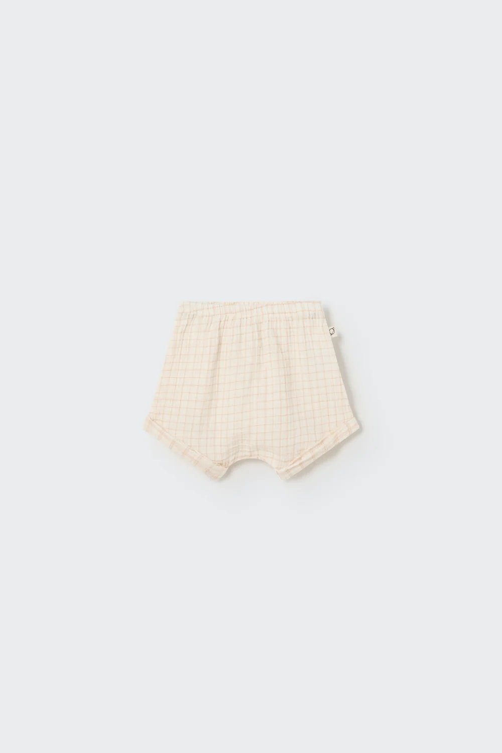 ORGANIC PLAID GAUZE BABY SHORTS - NEO - Image 3