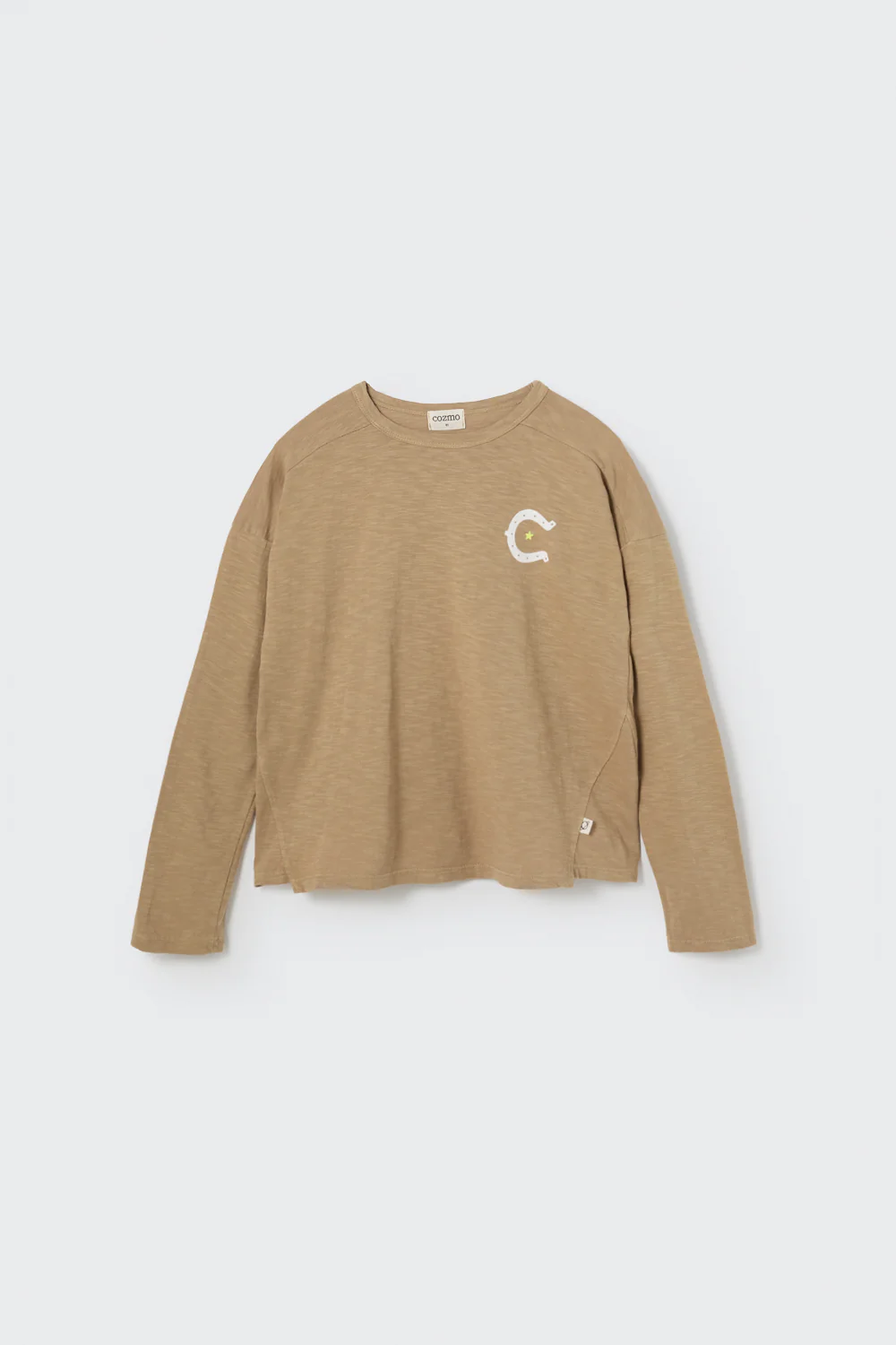 ORGANIC SLUB PRINT T-SHIRT HORSESHOE - JOEL - Image 3