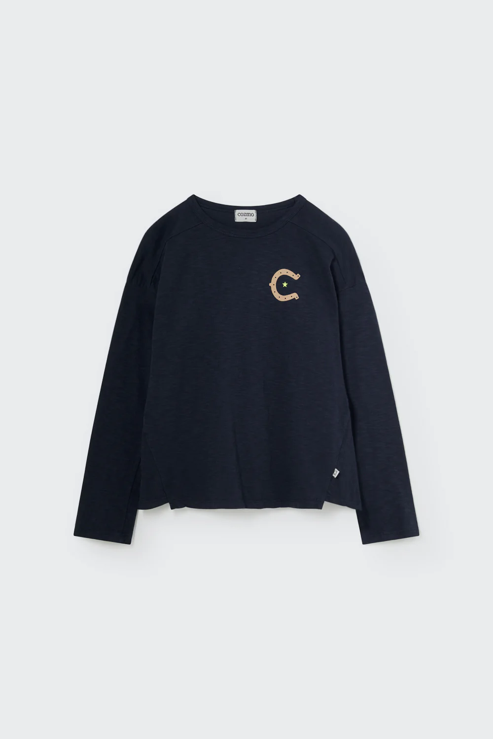 ORGANIC SLUB PRINT T-SHIRT HORSESHOE - JOEL - Image 7