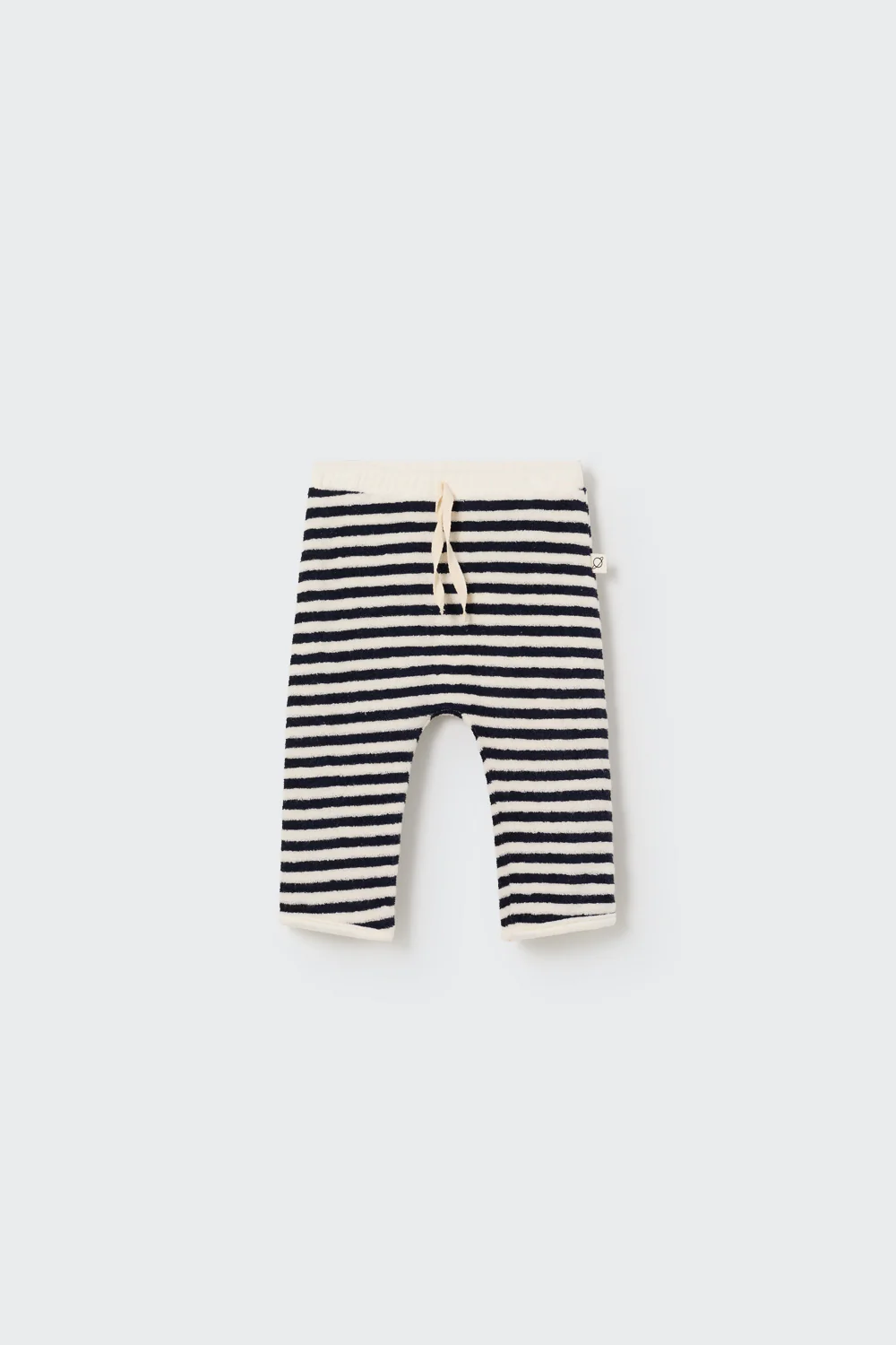 ORGANIC STRIPED TOWELING BABY PANTS - JASPER - Image 4